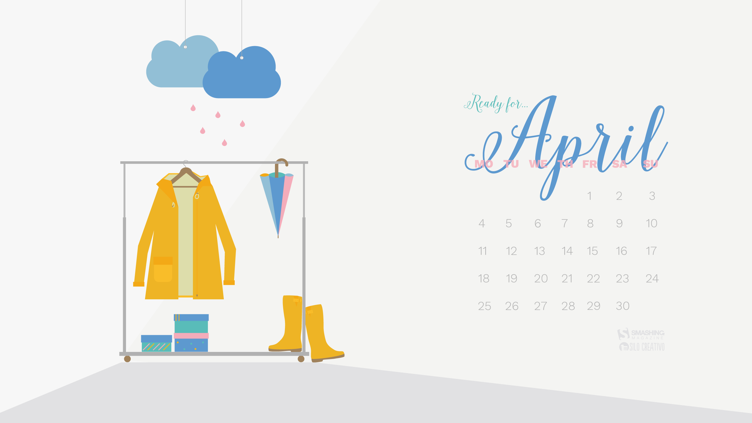 Free Download Desktop Wallpaper Calendars April 2016 intended for Smashing Magazine Calendar