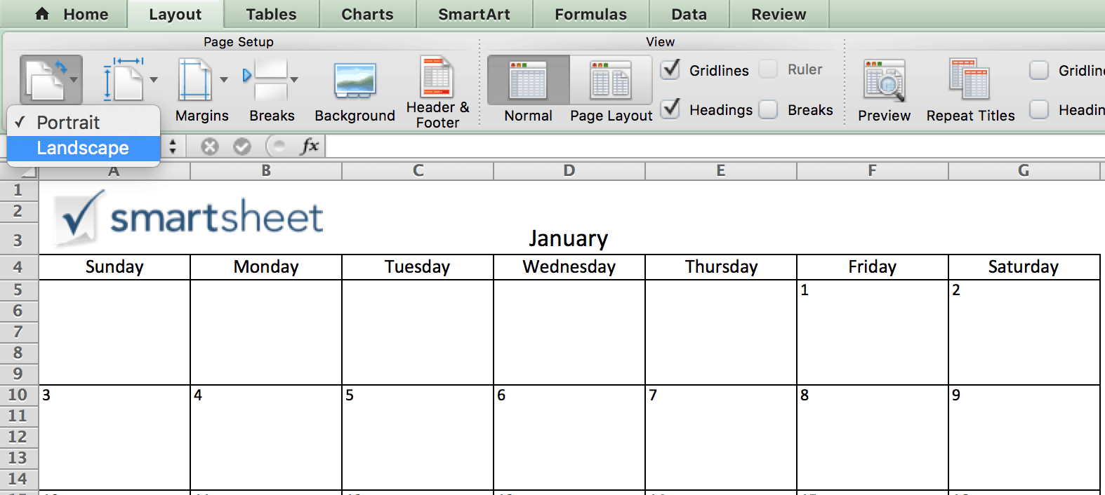 Free, Printable Excel Calendar Templates For 2019 &amp; On for Monthly Calendar In Excel