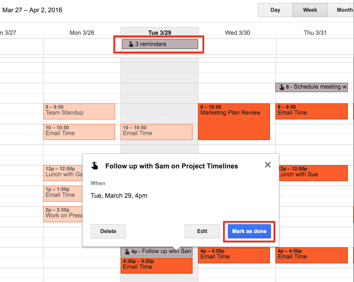 G Suite Updates Blog: Launch Of Reminders For Google pertaining to Add A Reminder In Google Calendar
