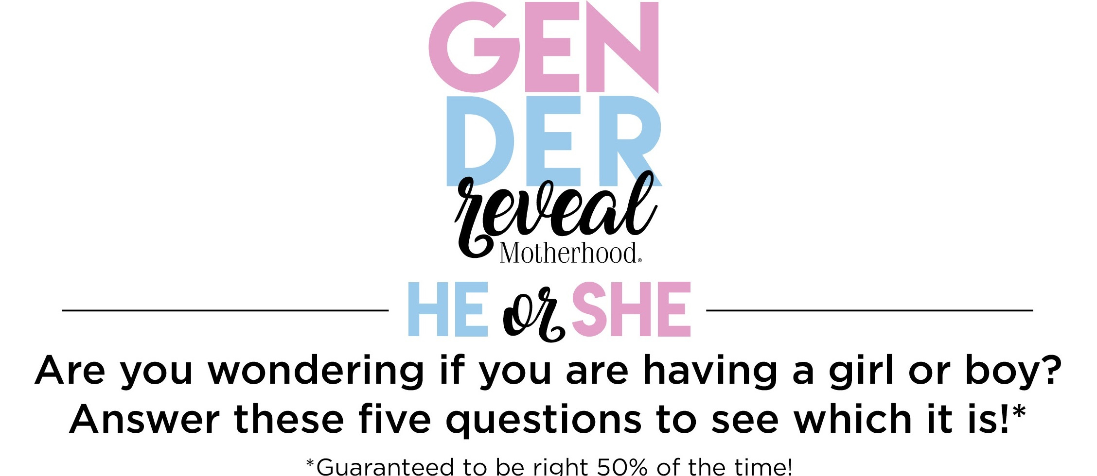 Gender Prediction Quiz | Motherhood Maternity within Boy Or Girl Prediction Quiz