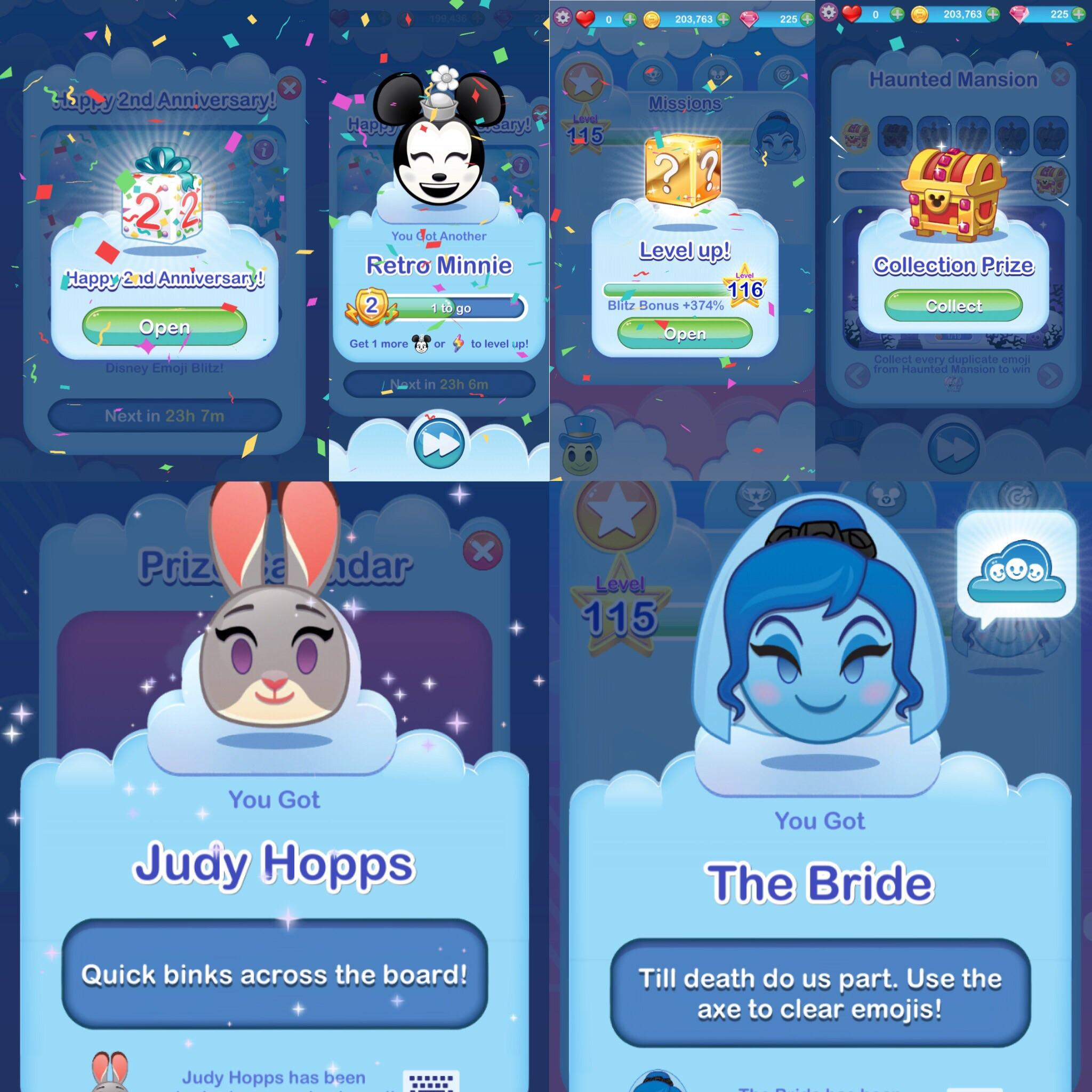 Great Day Look At All I Got!! Judy Was My Gold Box Day 10 intended for Calendar Disney Emoji Blitz