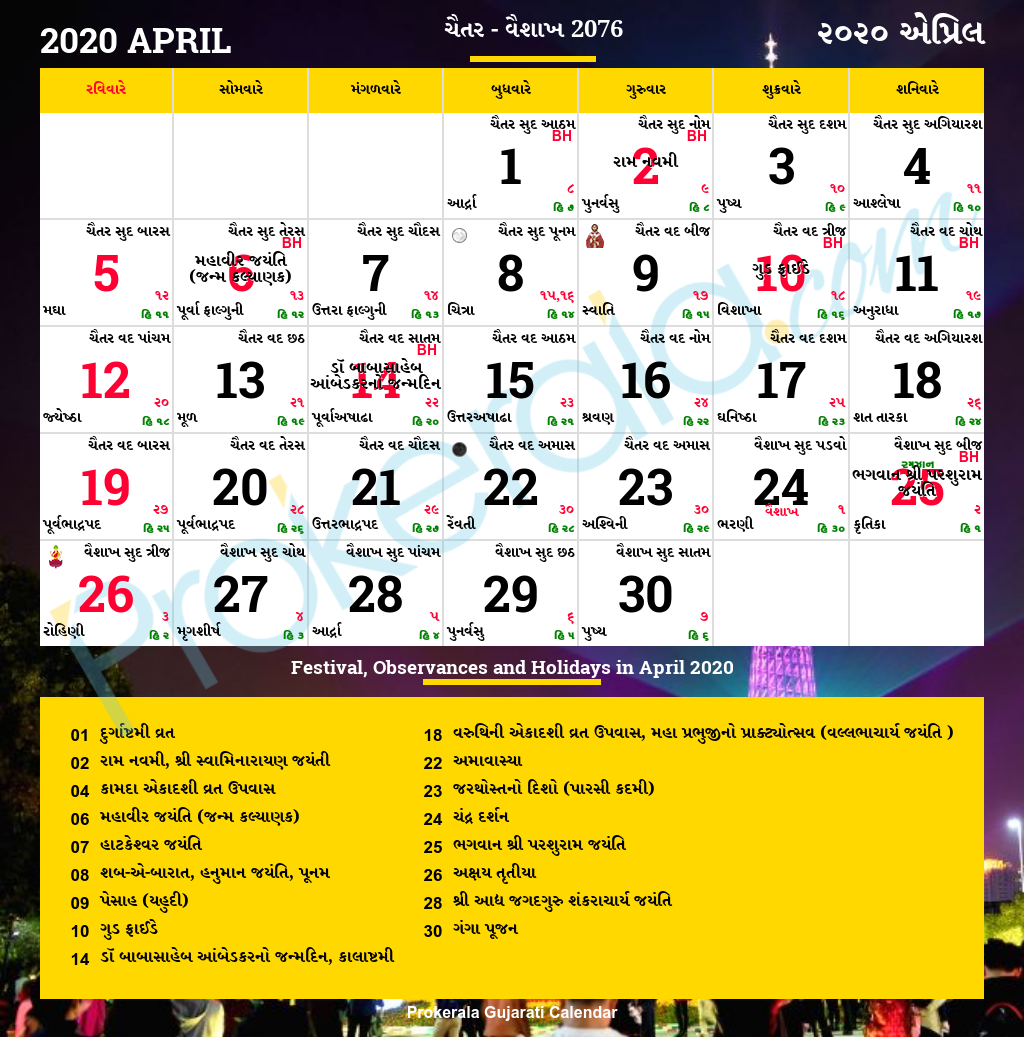 Gujarati Calendar 2020 | Gujarati Festivals | Gujarati Holidays pertaining to February 2020 Calendar Gujarati