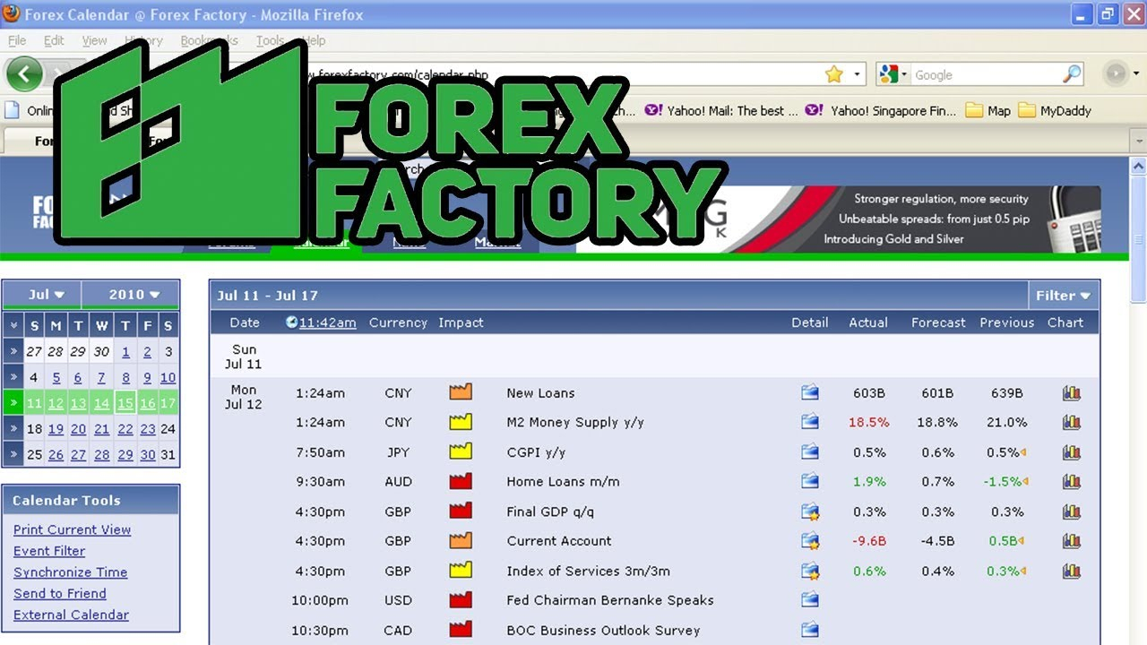 Forex Factory News Calendar ⋆ Calendar for Planning