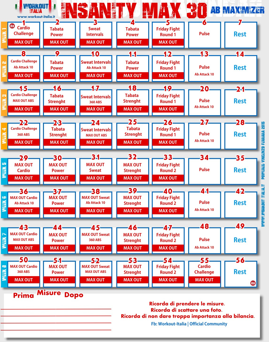 Insanity Calendar To Print | Create Your Own Calendar Deals for Insanity Max 30 Schedule Pdf