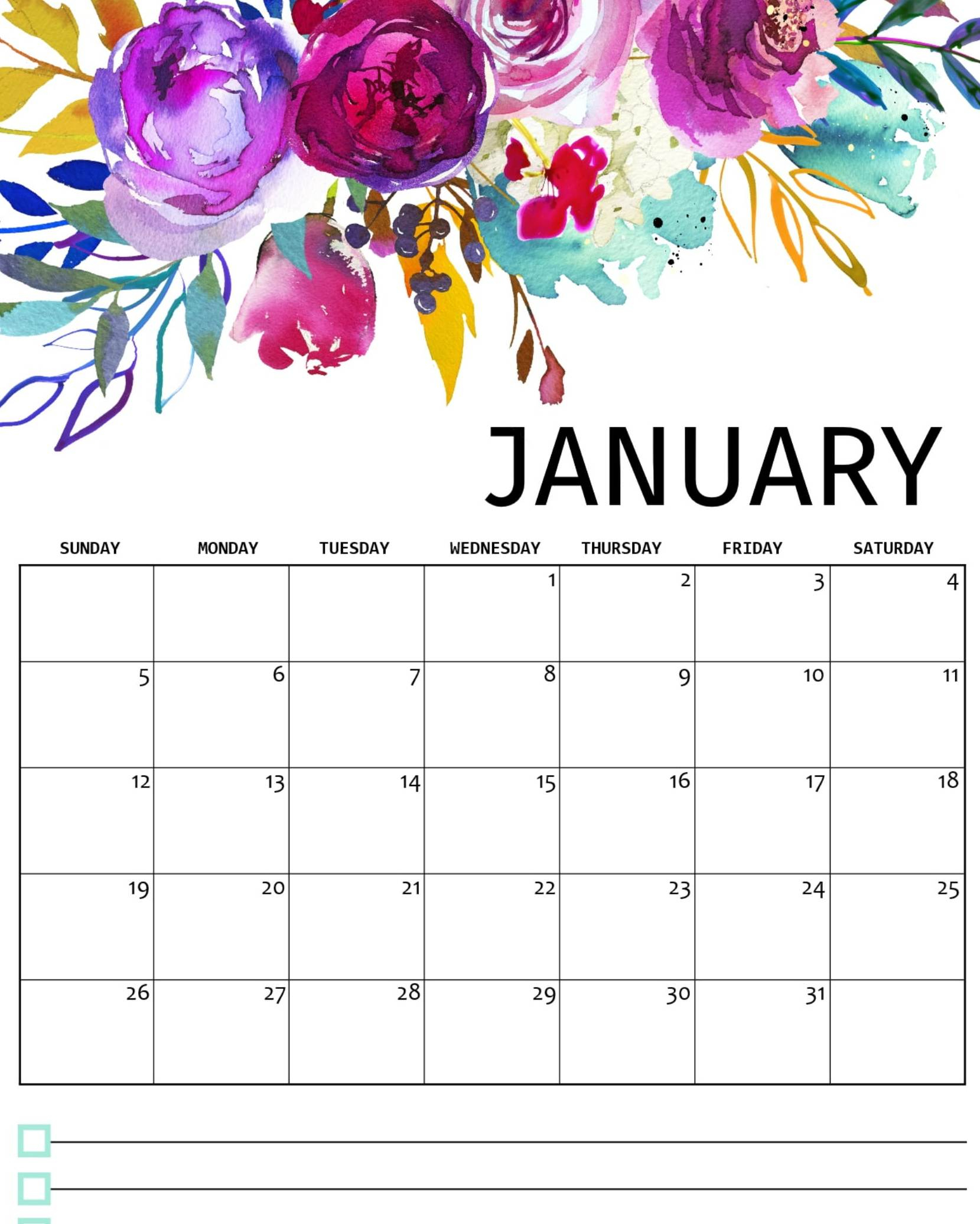 January 2020 Calendar Canada With Holidays &amp; Notes  Set throughout 123 Calendar January 2020