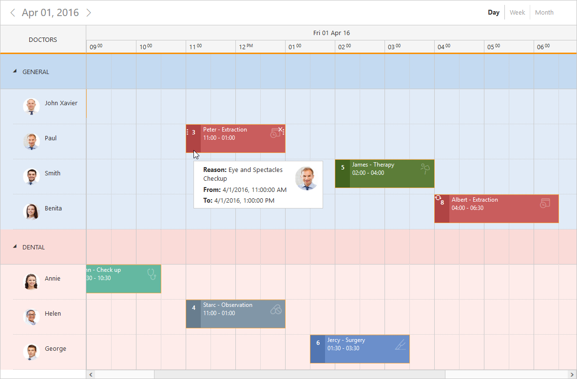 Jquery Scheduler Control | Event Calendar | Syncfusion within Mvc Calendar Control