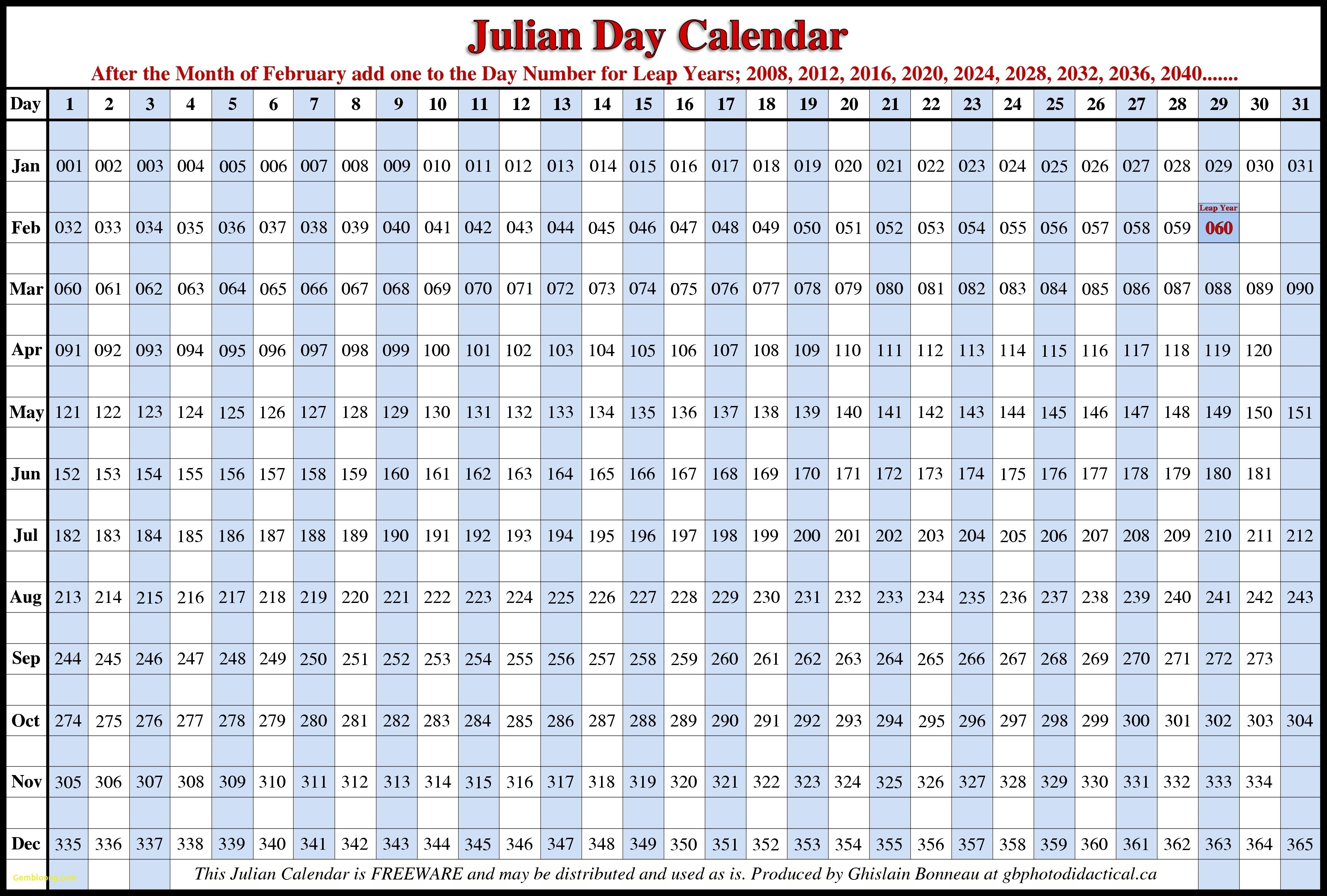 Julian Date July 16 2020 | Example Calendar Printable throughout Julian 2020 Calendar