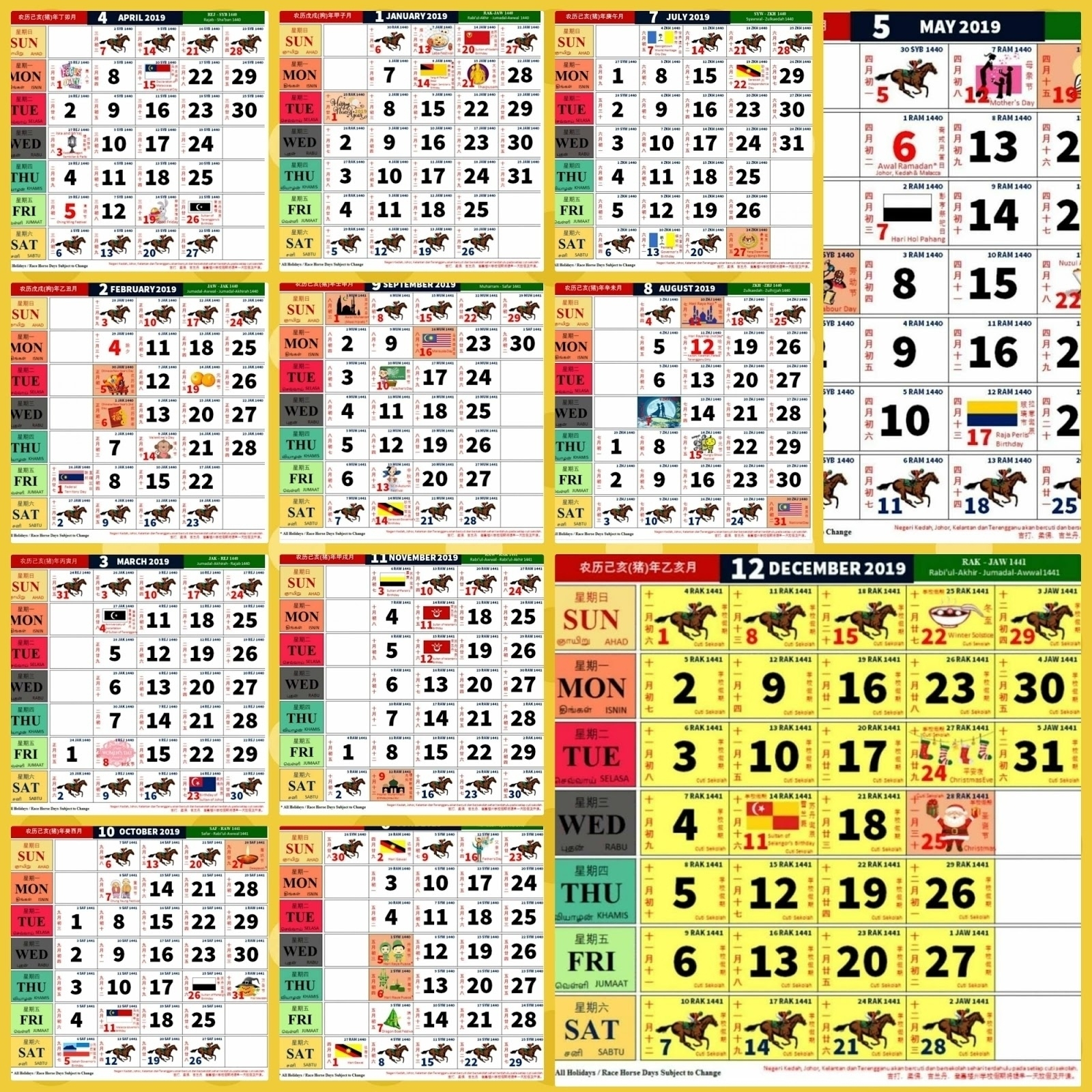 Kalendar Kuda April 2020 | Calendar Template Information intended for Calendar Kuda January 2020
