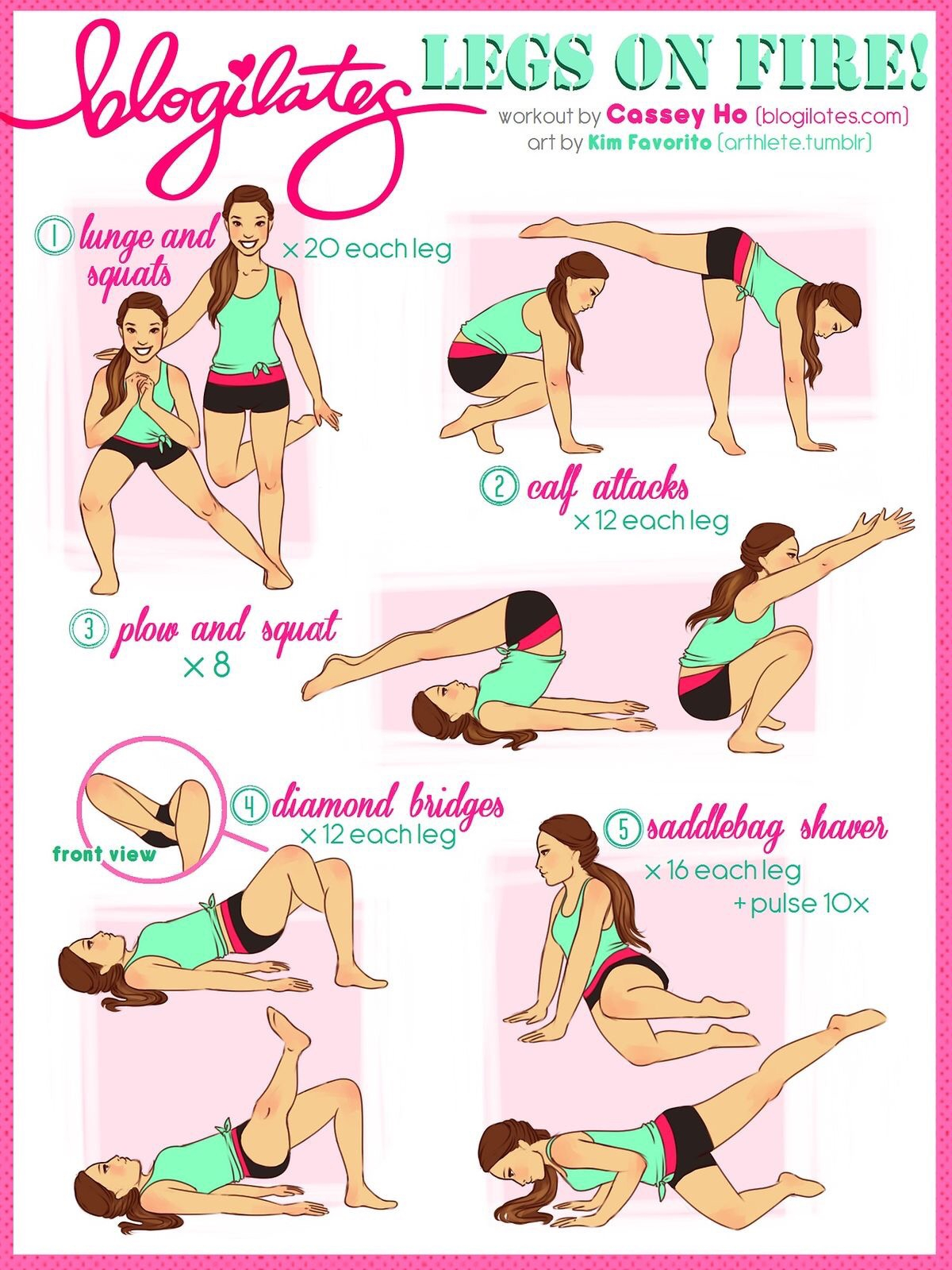 Legs &amp; Thighs – Healthy Living &amp; Wholesome Recipes in Blogilates Inner Thigh