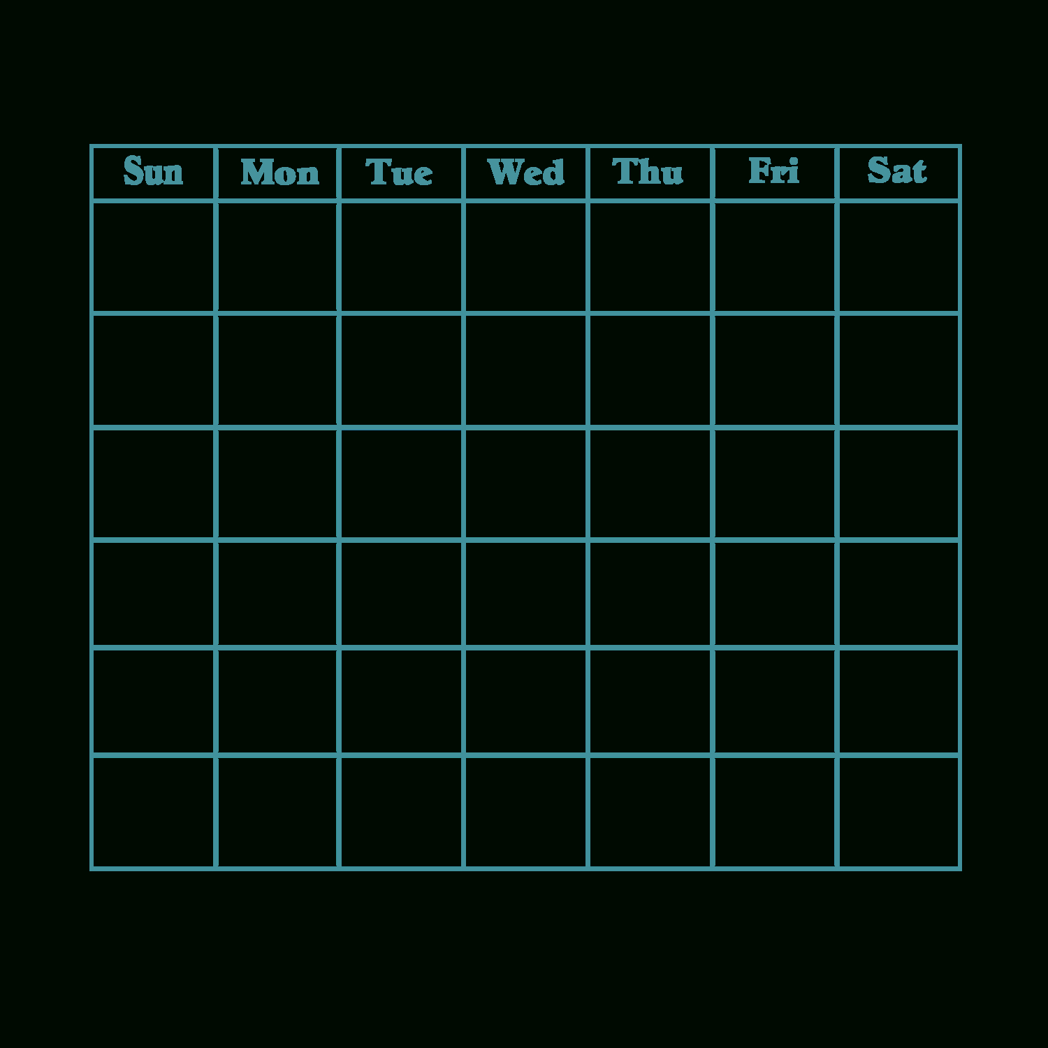 Life Is What You Make It!: Calendar Overlay With Invisible in Blank Calendar Svg