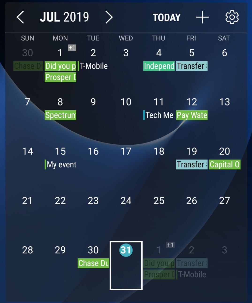 Looking For A Transparent Calendar Widget Like The Samsung regarding Transparent Calendar Widget