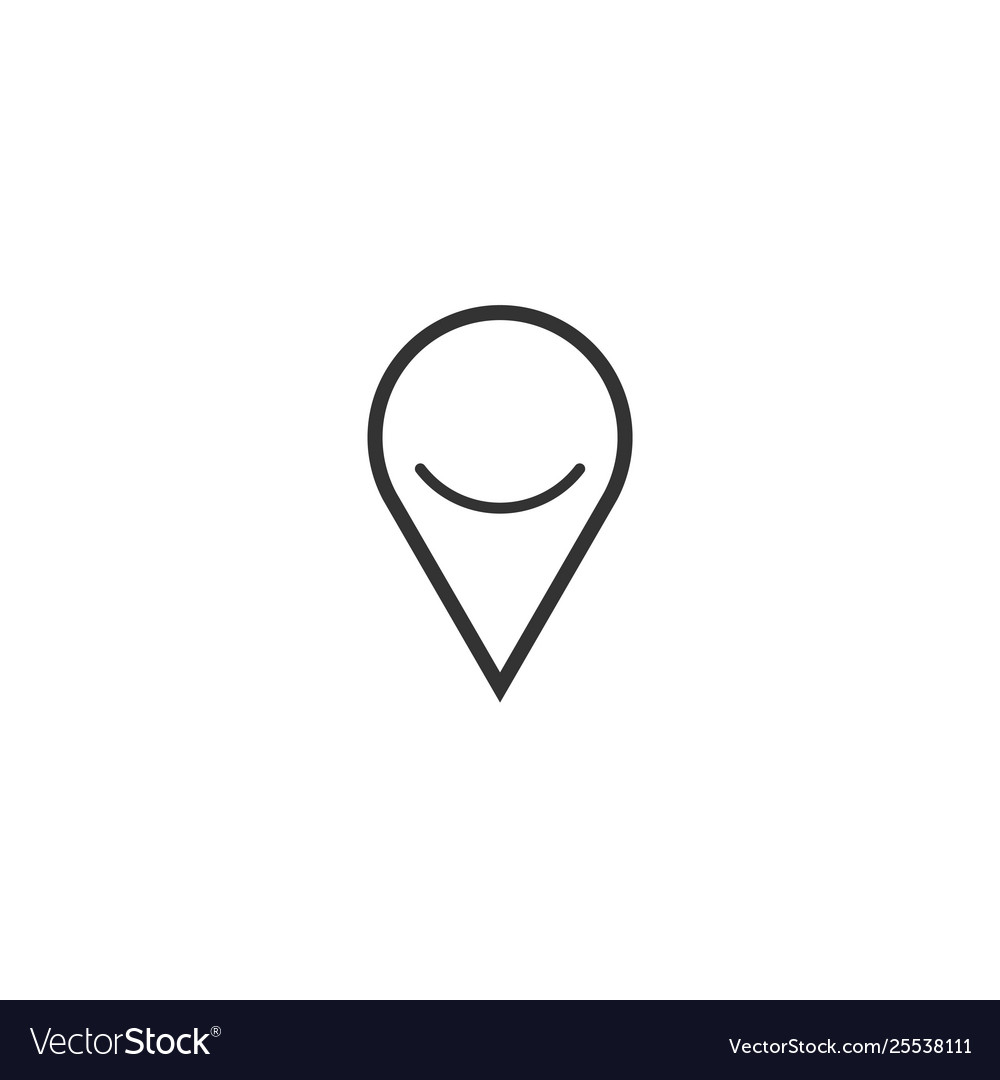 Map Icon Logo Template Design inside Heart Map Template