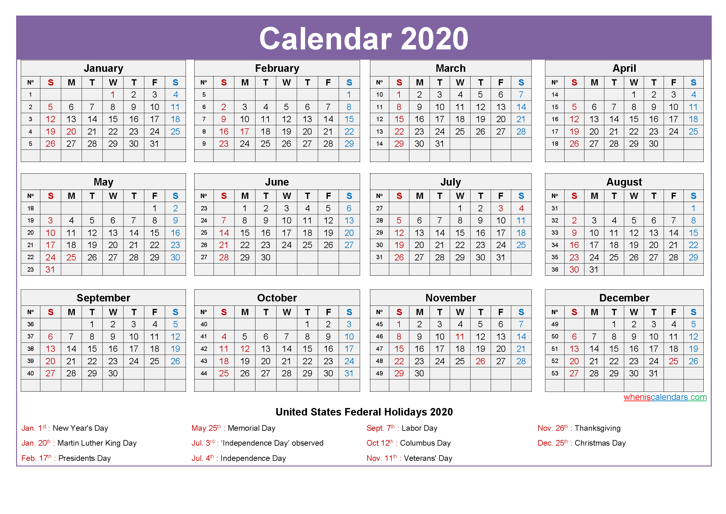 Mini Desk Calendar 2020 Free Printable | Free Printable 2020 within Mini Calendar Template