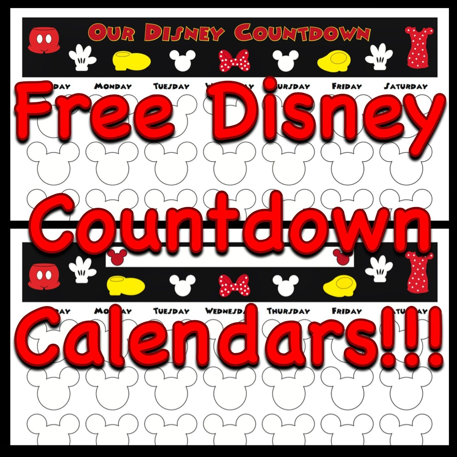 My Disney Life: Countdown Calendars | Disneyland  Usa within Disney World Countdown Calendar Printable