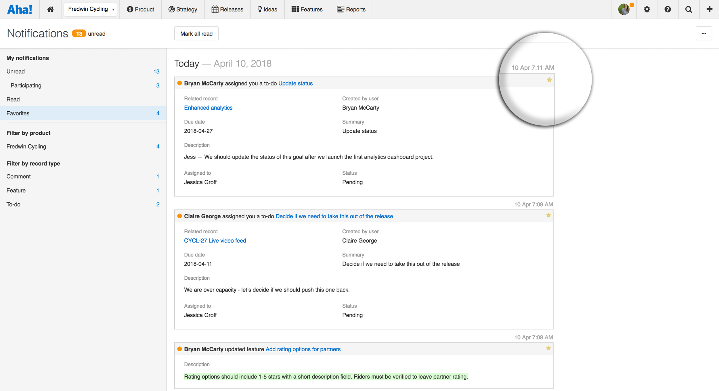 Notifications – Aha! Support | Helpful Howto Articles And with Google Calendar Desktop Notifications Vs Alerts