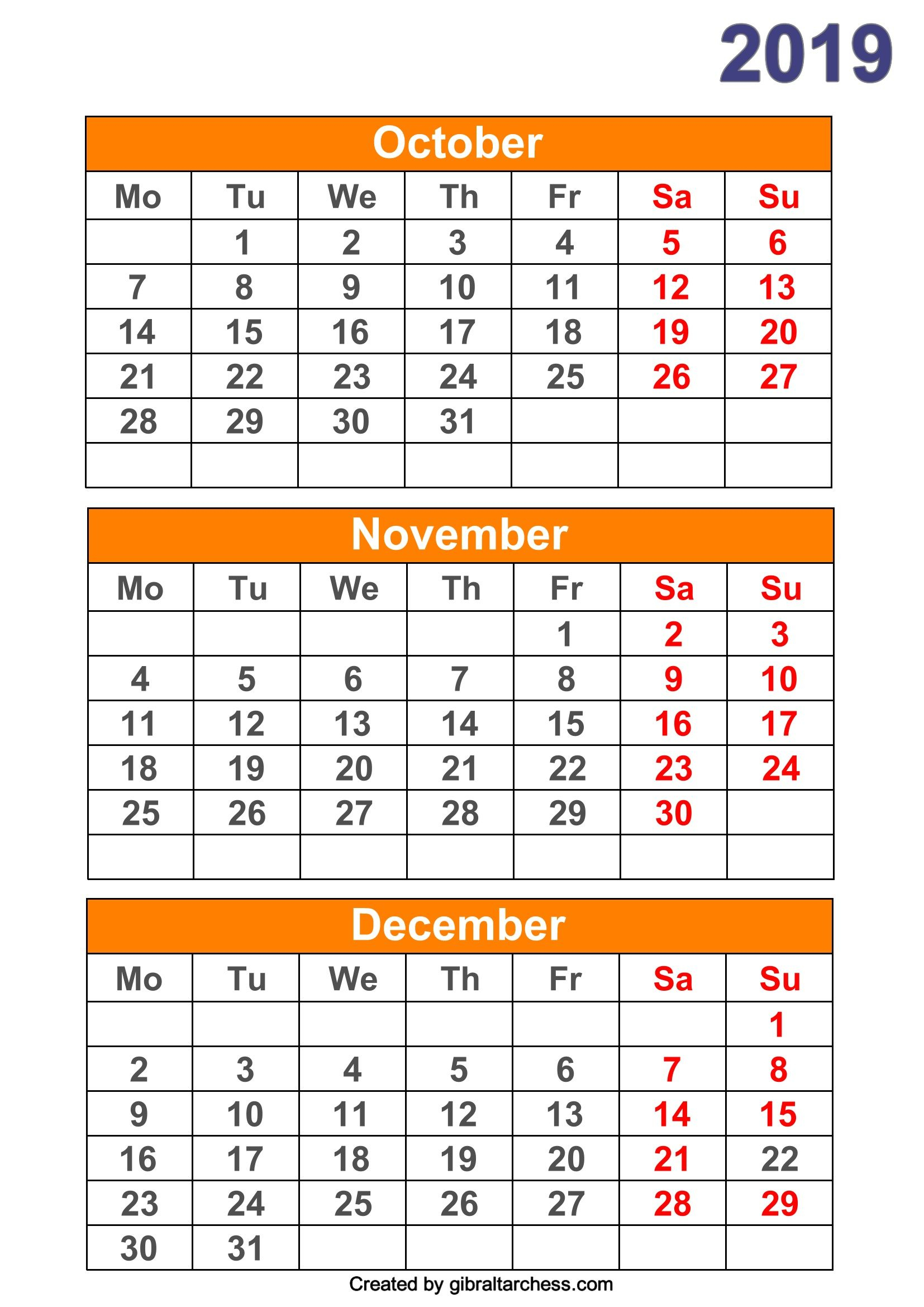 Page 4 2019 Calendar 4 Months Per Page Printable 1 | 2019 regarding Printable Calendar 4 Months Per Page