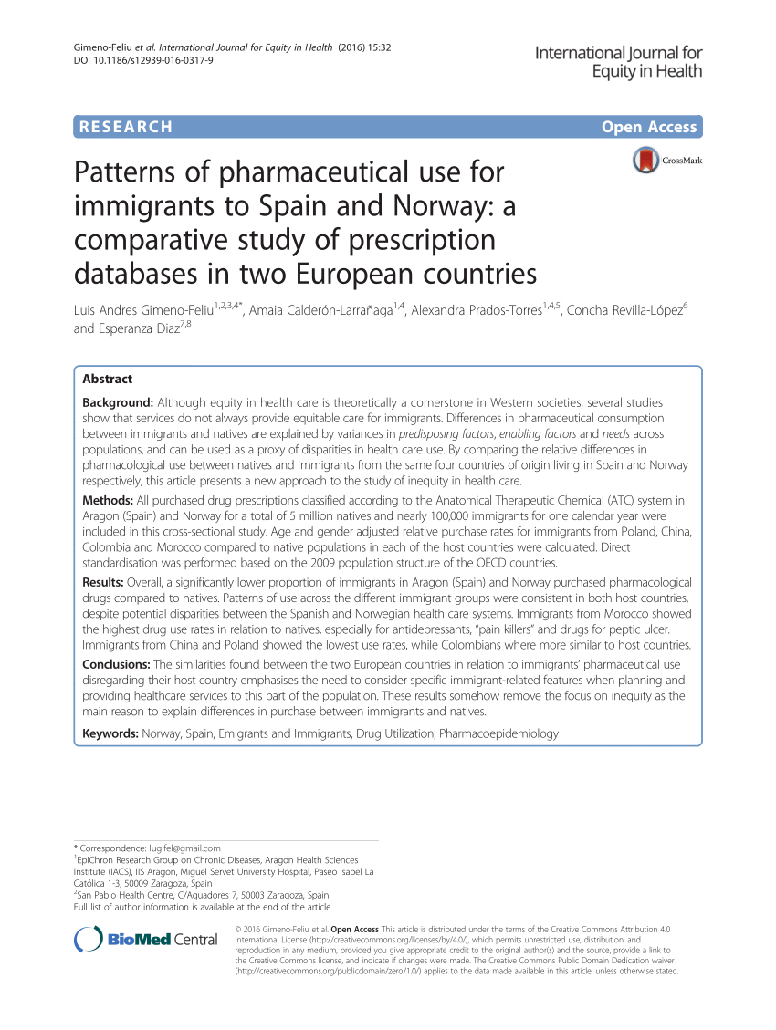 Pdf) Patterns Of Pharmaceutical Use For Immigrants To Spain intended for Isabel A Calendar Year Taxpayer