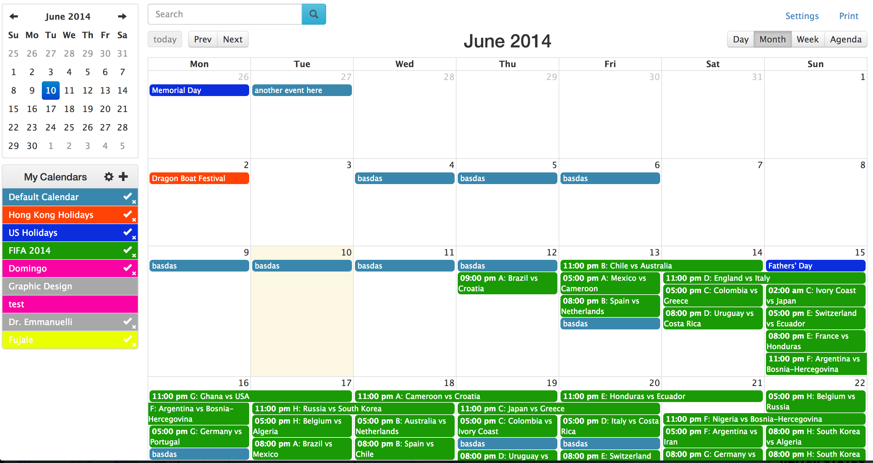 Php Event Calendar  Host Your Own Event Calendar In Minutes. pertaining to Php Calendar Event Scheduler Code