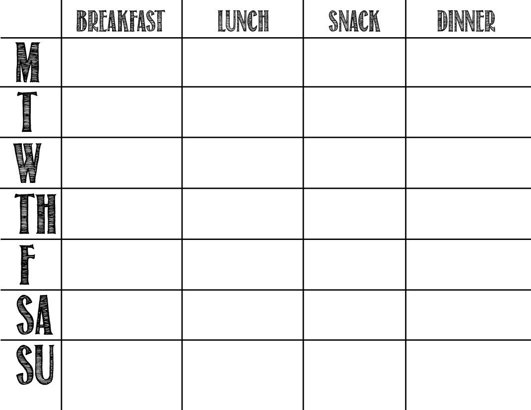 Pin By Erin Gray On *whole 30 In 2020 | Meal Planning Chart throughout Printable Whole 30 Calendar