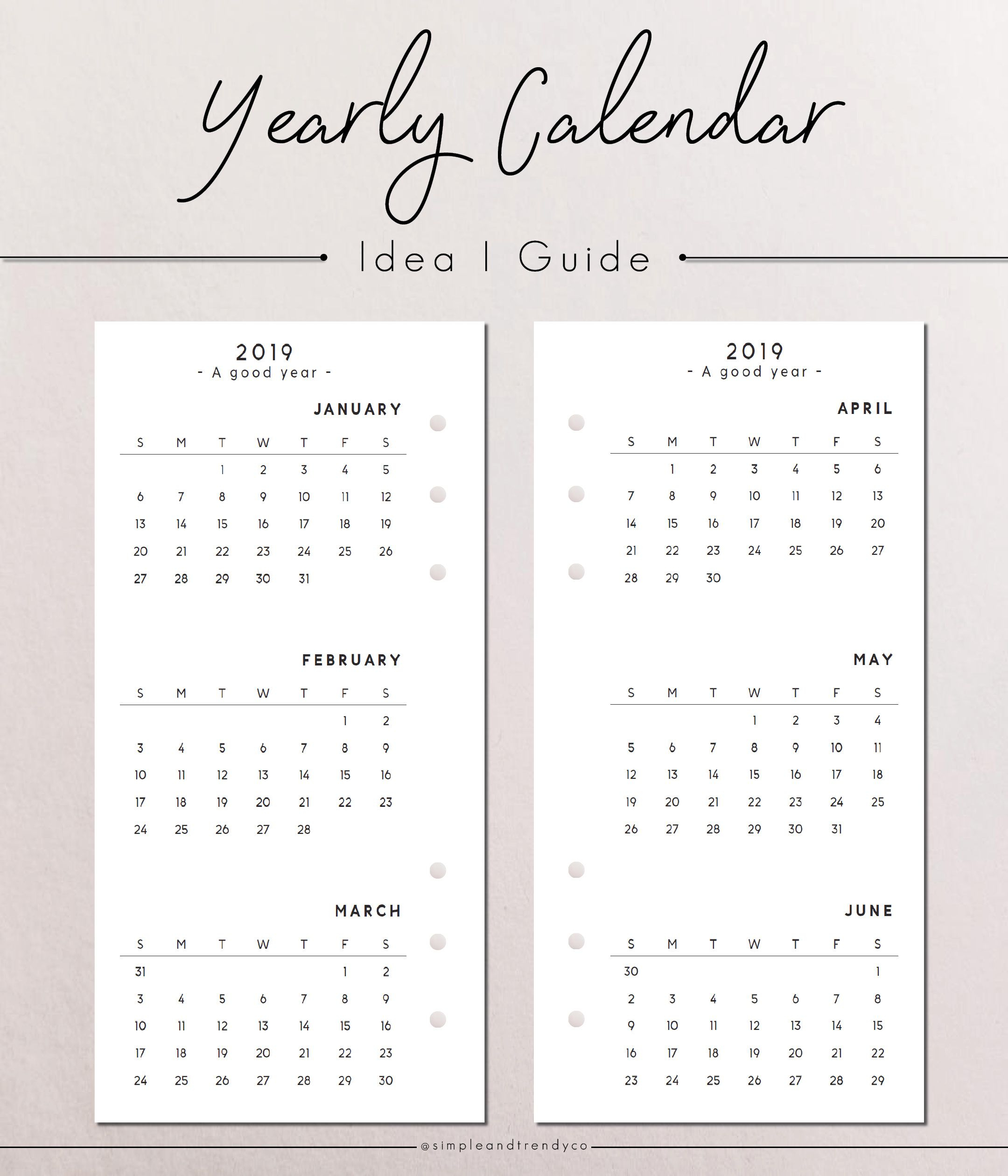 Pocket Size Calendar Printable, 2019 Pocket Calendar Sunday intended for Printable Pocket Calendar