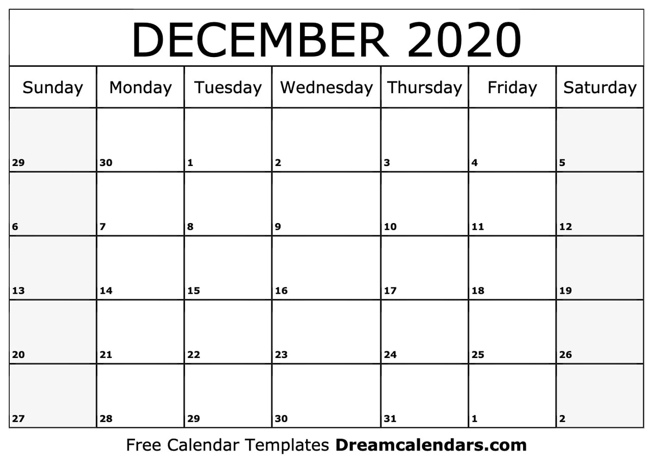Printable Monthly Calendar November 2020 Excel | Monthly throughout Two Month Calendar November December 2020