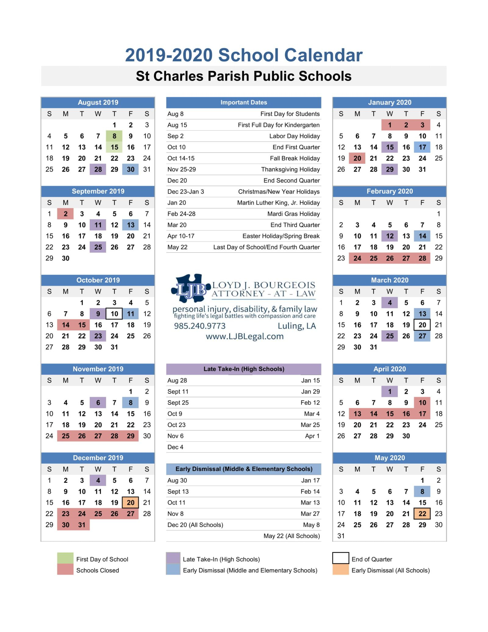 Printable School Calendar  Topa.mastersathletics.co throughout Monarch Christian School Calendar