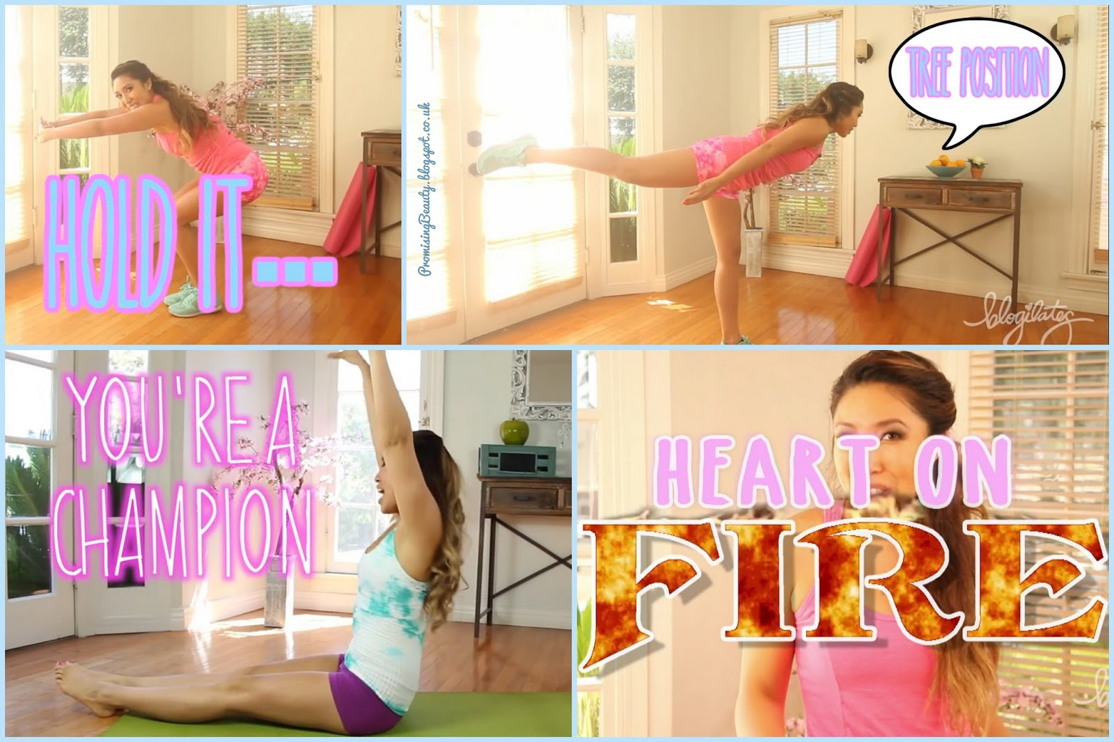 Promising Beauty: A Manageable Change  Lazy Girl&#039;s Fitness for Blogilates Inner Thigh