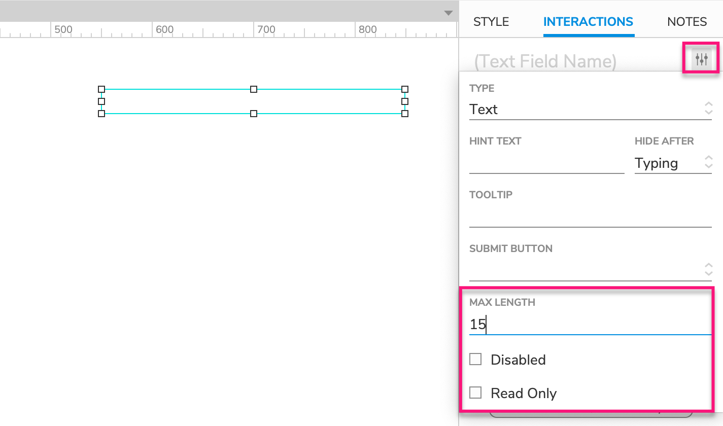 Text Field And Text Area Widgets · Axure Docs with Axure Calendar Widget