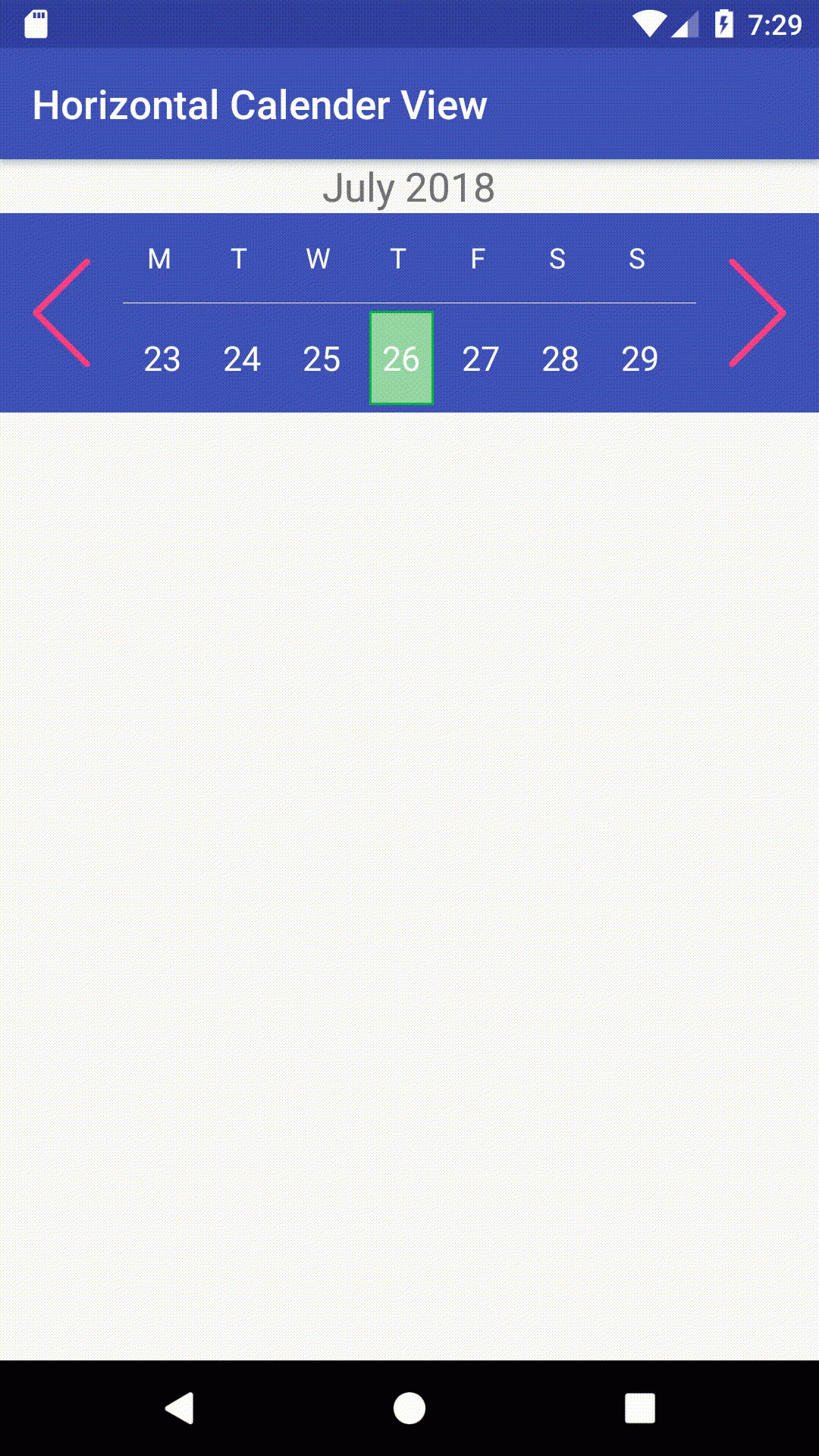 The Android Arsenal  Date &amp; Time Pickers  Horizontal for Android Arsenal Calendar