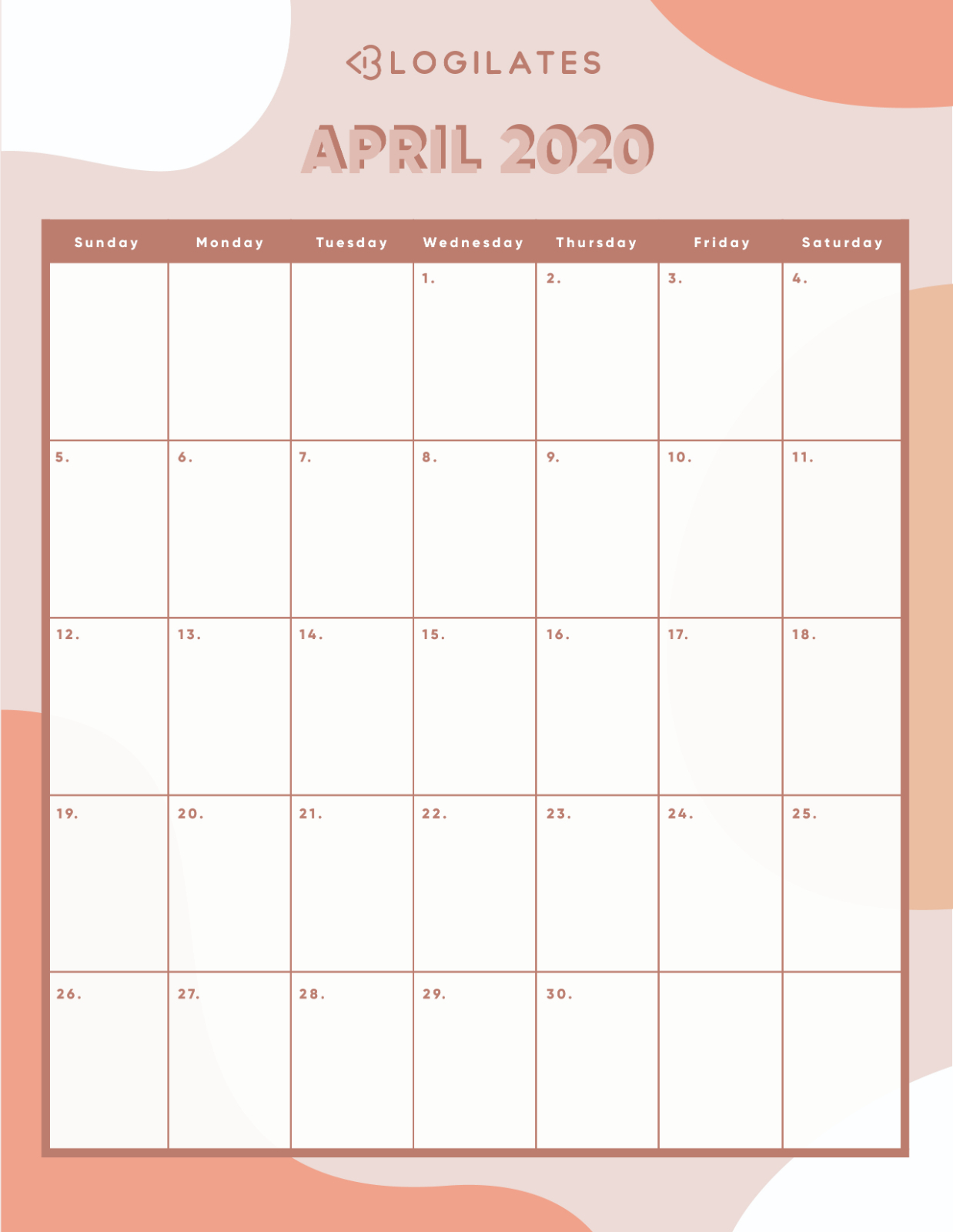 The Cutest 2020 Printable Calendars *free* – Blogilates pertaining to Blogilates December 2020 Calendar