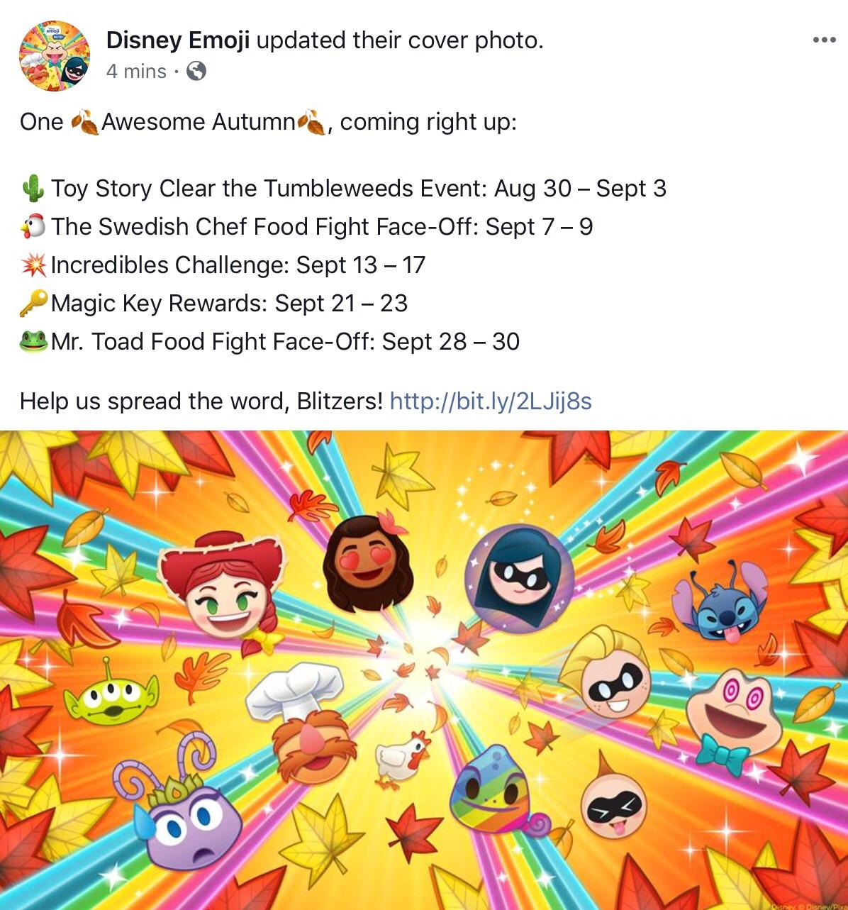This Month&#039;s Slate : Disneyemojiblitz regarding Emoji Blitz Events 2020