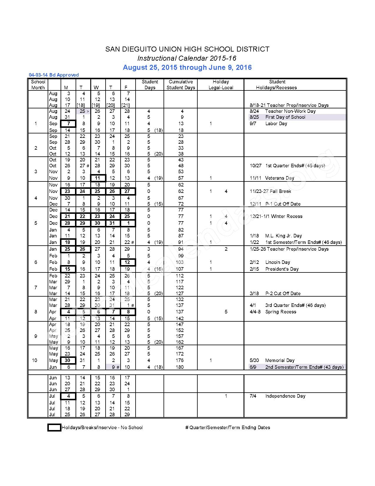 Trumbull School Calendar | Calendar for Planning