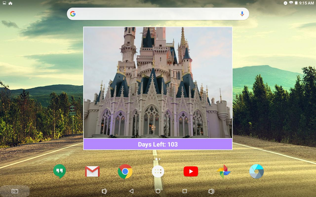 Unofficial Disney Countdown For Android  Apk Download for Disney Countdown Widget