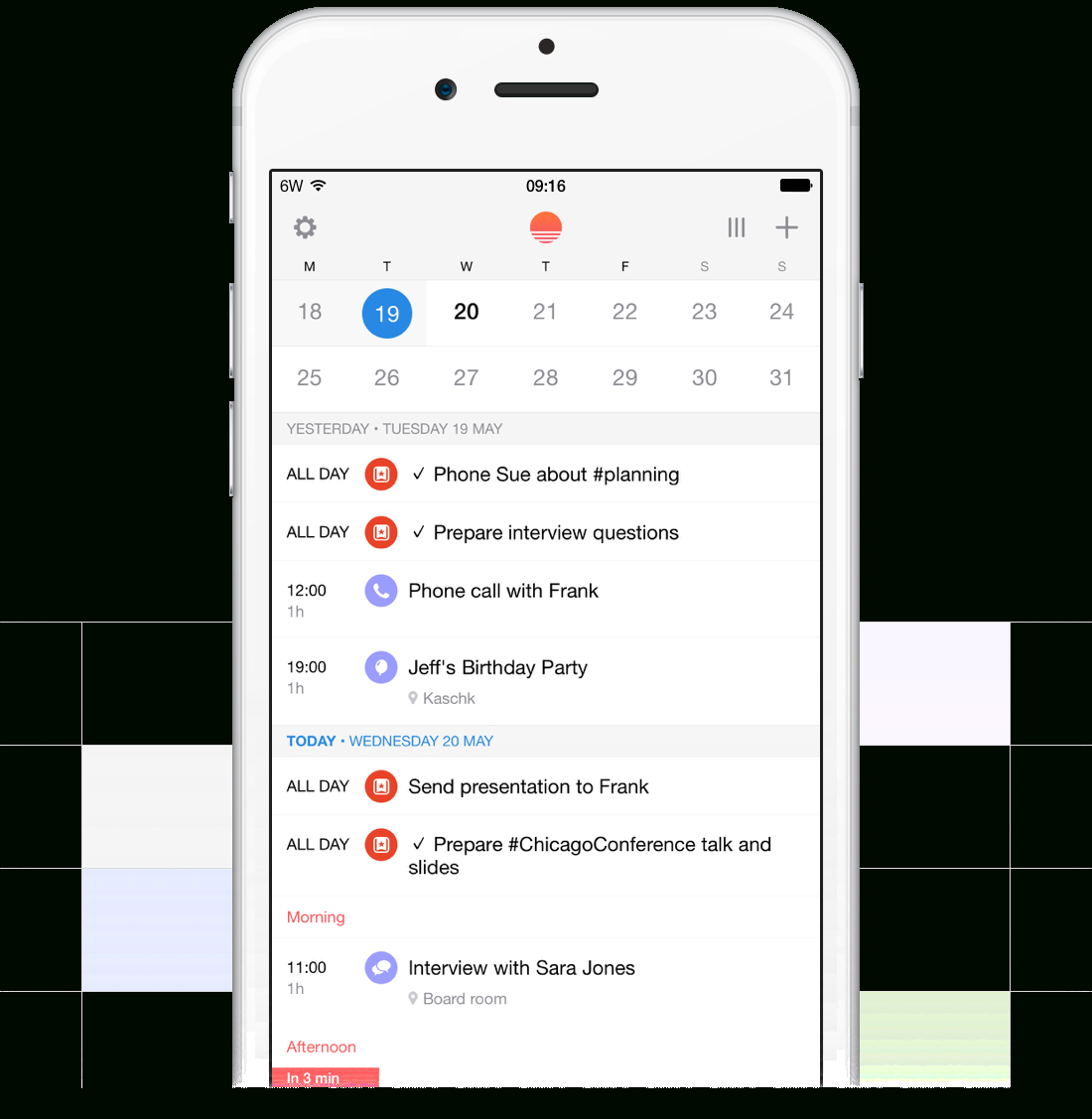Wake Up With Wunderlist And Sunrise–See Your Wunderlist To with Wunderlist Calendar App