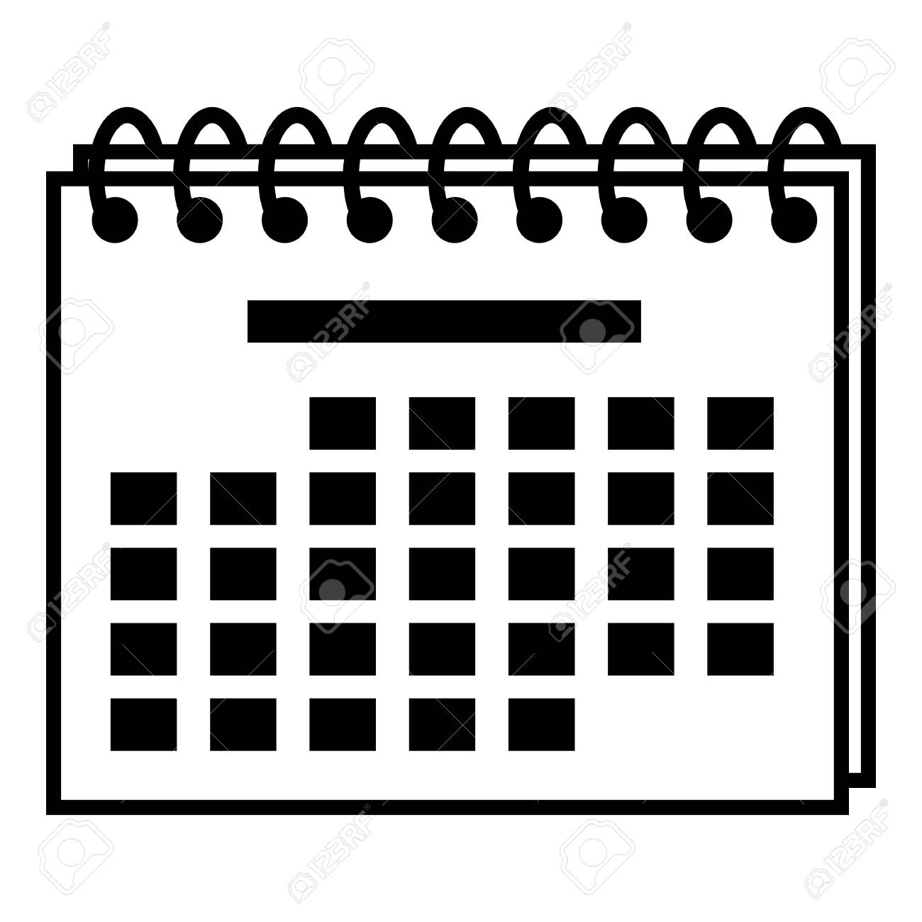 Year Calendar Icon. Simple Illustration Of Year Calendar Vector.. intended for Icon Calendar Vector