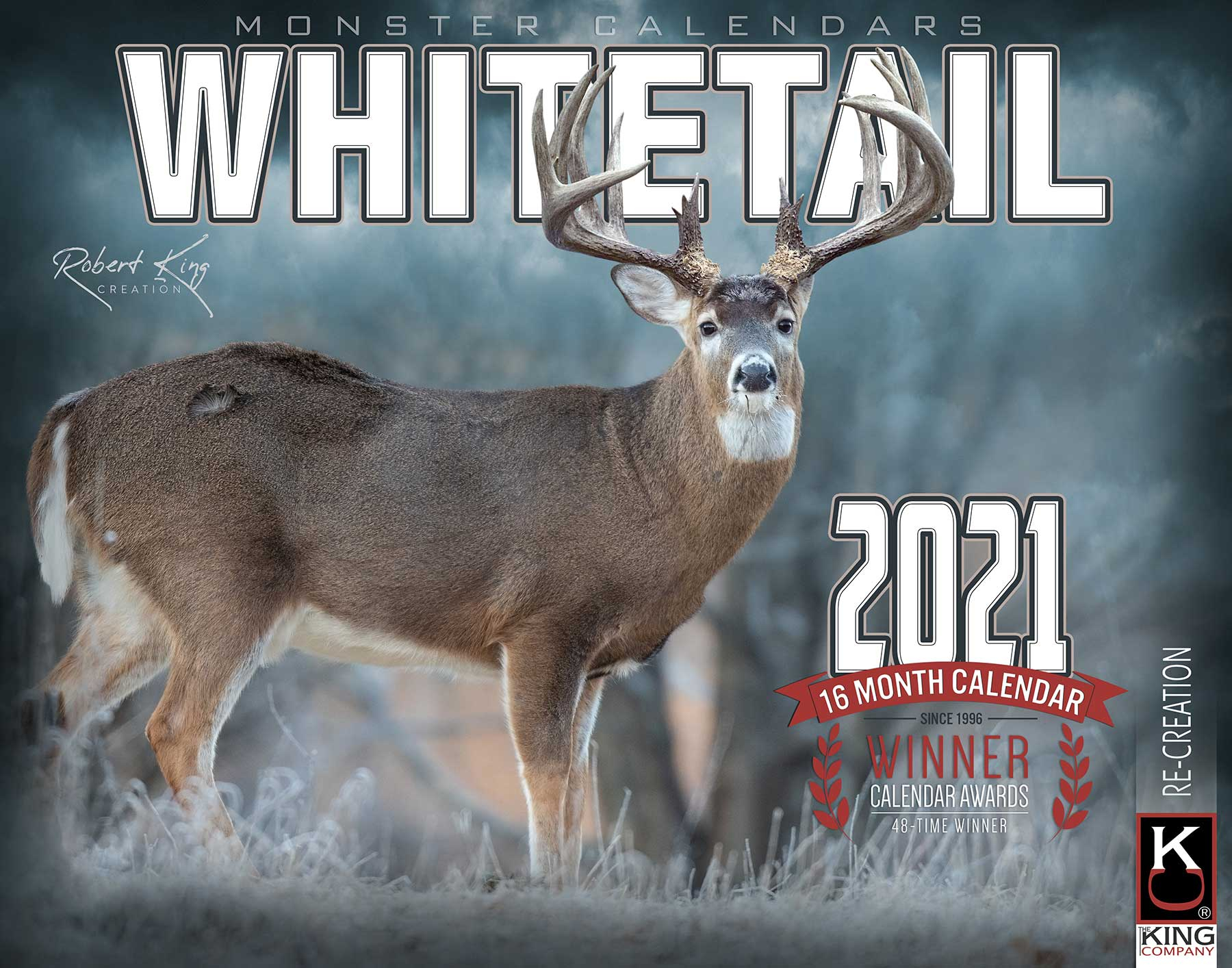 2021 Whitetail Deer Calendar, 2021 Whitetail Buck Calendar with Lunar Calendar Hunting Deer
