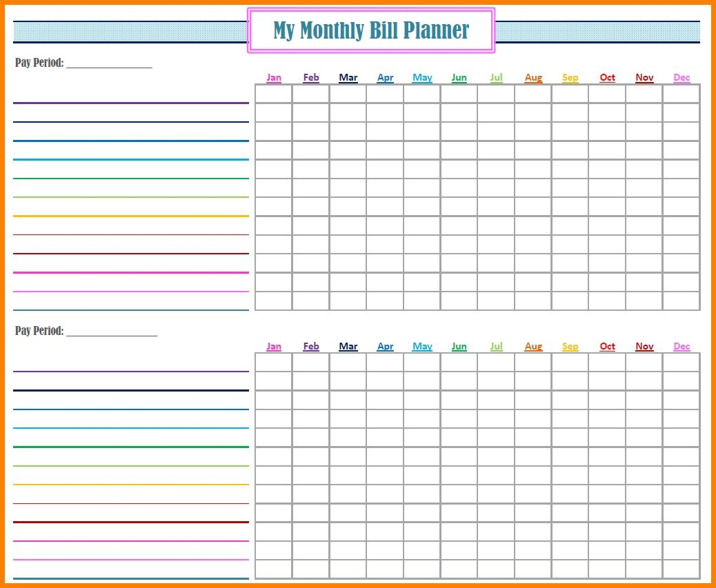 Bill Payment Spreadsheet Excel Templates Papillon Nor with Monthly Bill Calendar Template