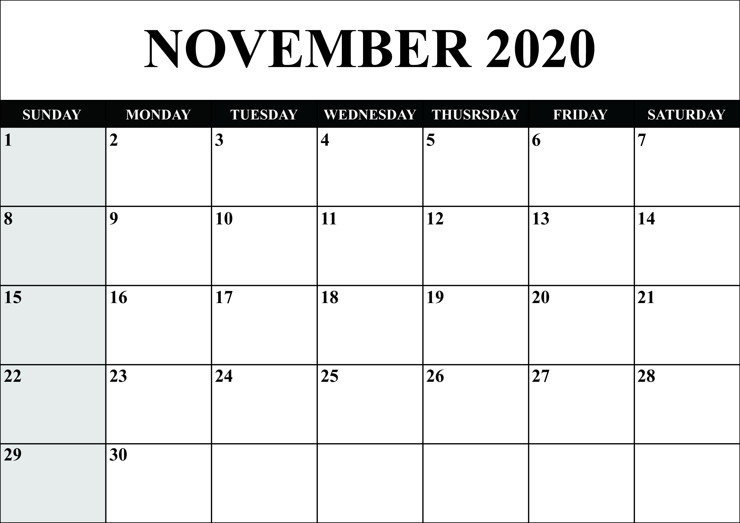 ?Printable Yearly Calendar 2020 Template With Holidays [Pdf inside Microsoft Word Templates Calendar
