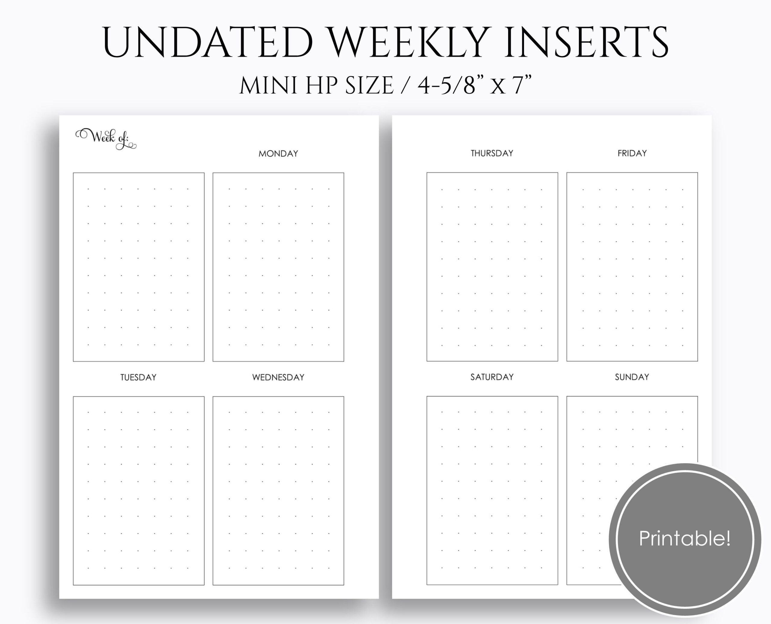 Free Planner Printable Library  Pt Paper | Planner regarding Free Planner Refills Printable