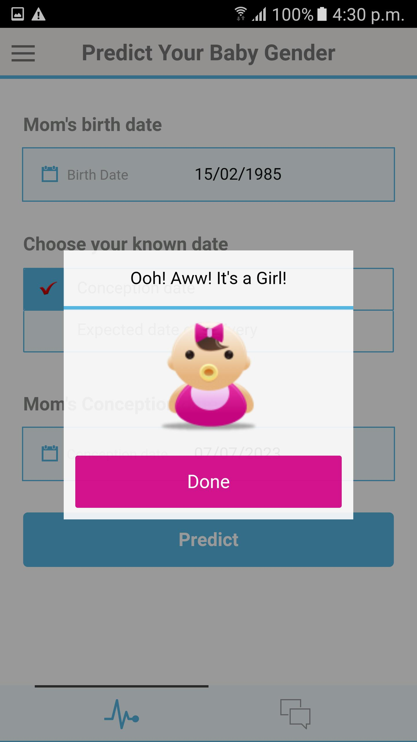 Gender Predictor  Predict Baby Gender Boy R Girl For intended for Mayan Gender Predictor