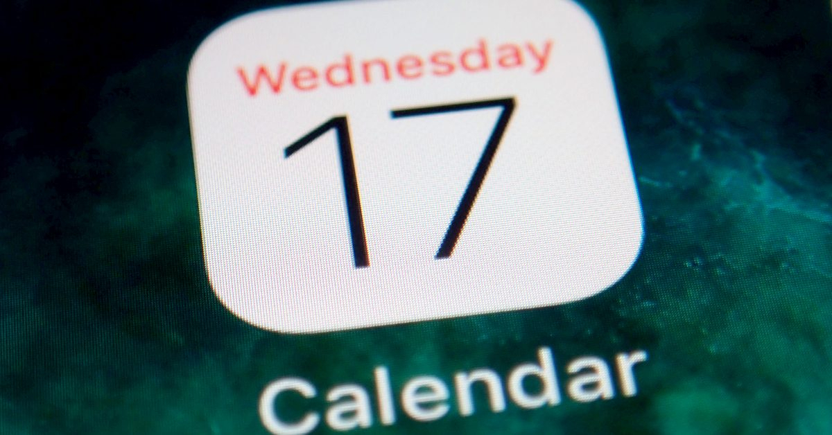 Iphone Calendar App Icon At Vectorified | Collection with Iphone Calendar Icon Disappeared