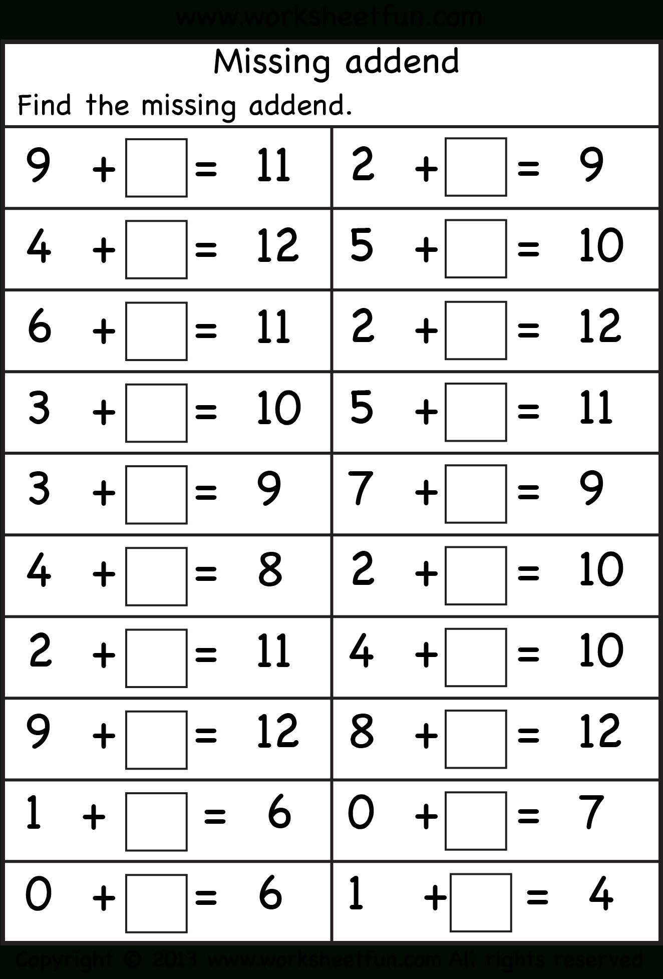 Missingaddend2 1,324×1,955 Pixels | Math Worksheets in Hebrew Calendar Worksheets And How To Make One