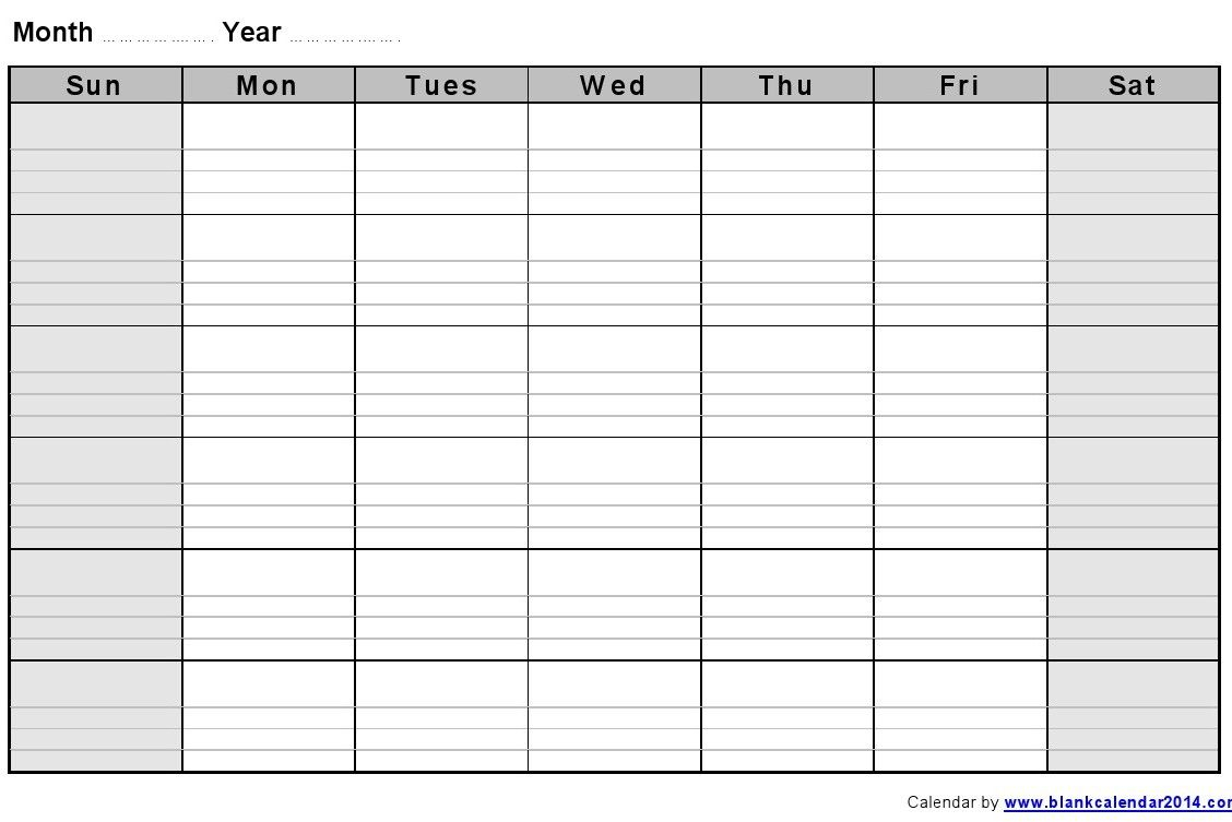 Printable Calendar With Lines | Calendar Printables Free For in Free Printable Monthly Calendar With Lines