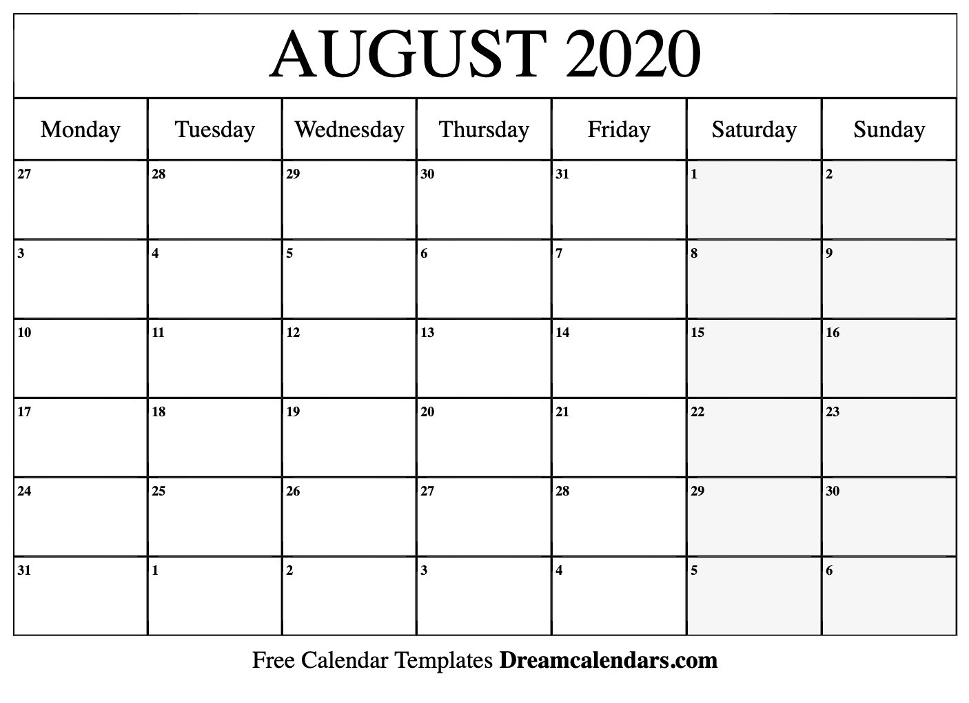 Printable December 2020 Calendar Templates  Helena Orstem in Monday-Friday Calendar Template