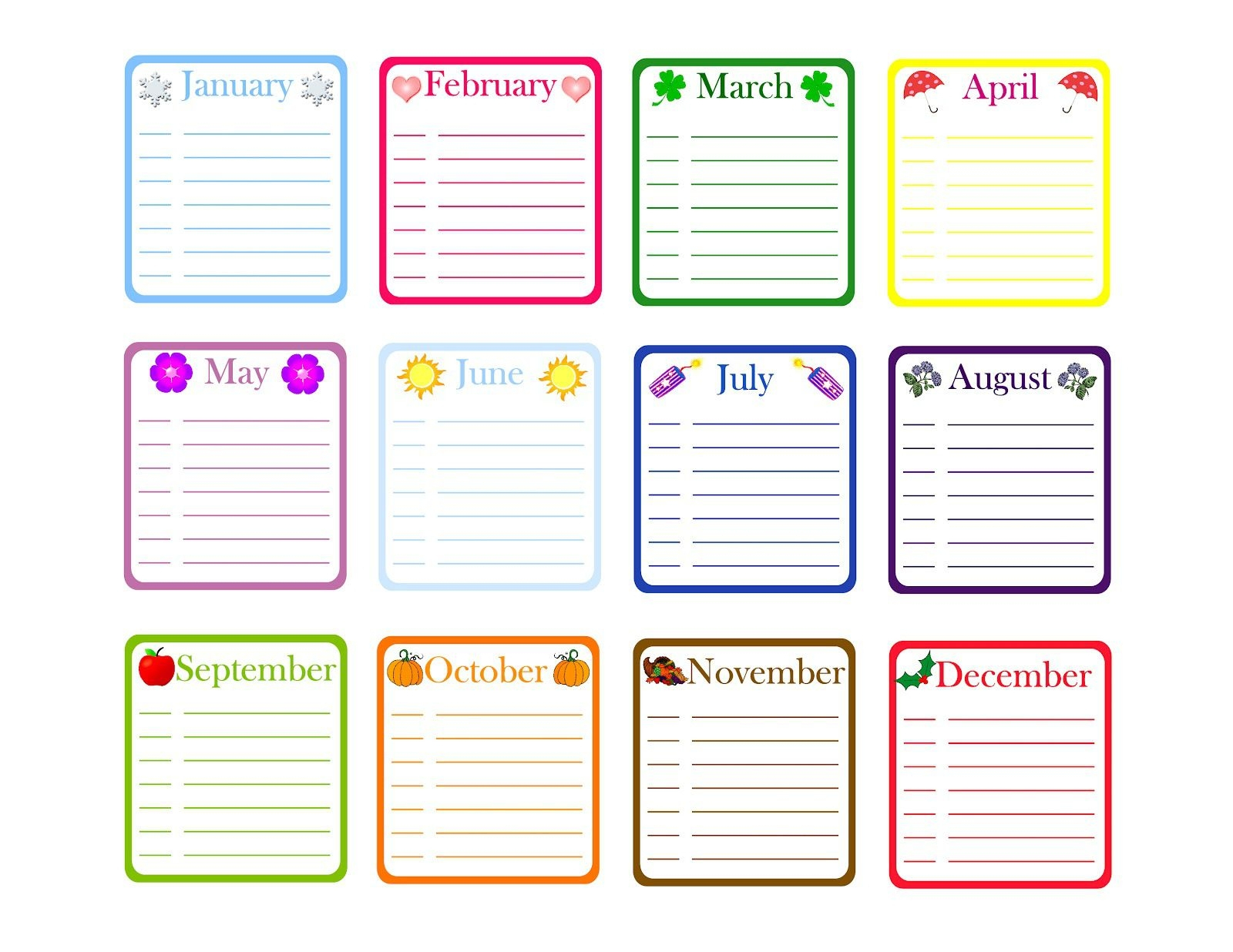 Template : Birthday Calendars Free Printable Microsoft Word for Microsoft Birthday Calendar Template