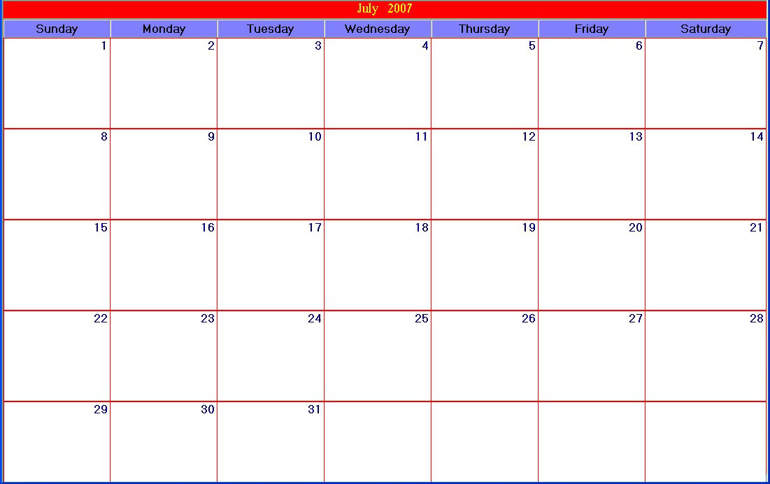 15 Calendar Grid Template Images  Blank Calendar Grid throughout 30 Day Calendar Template