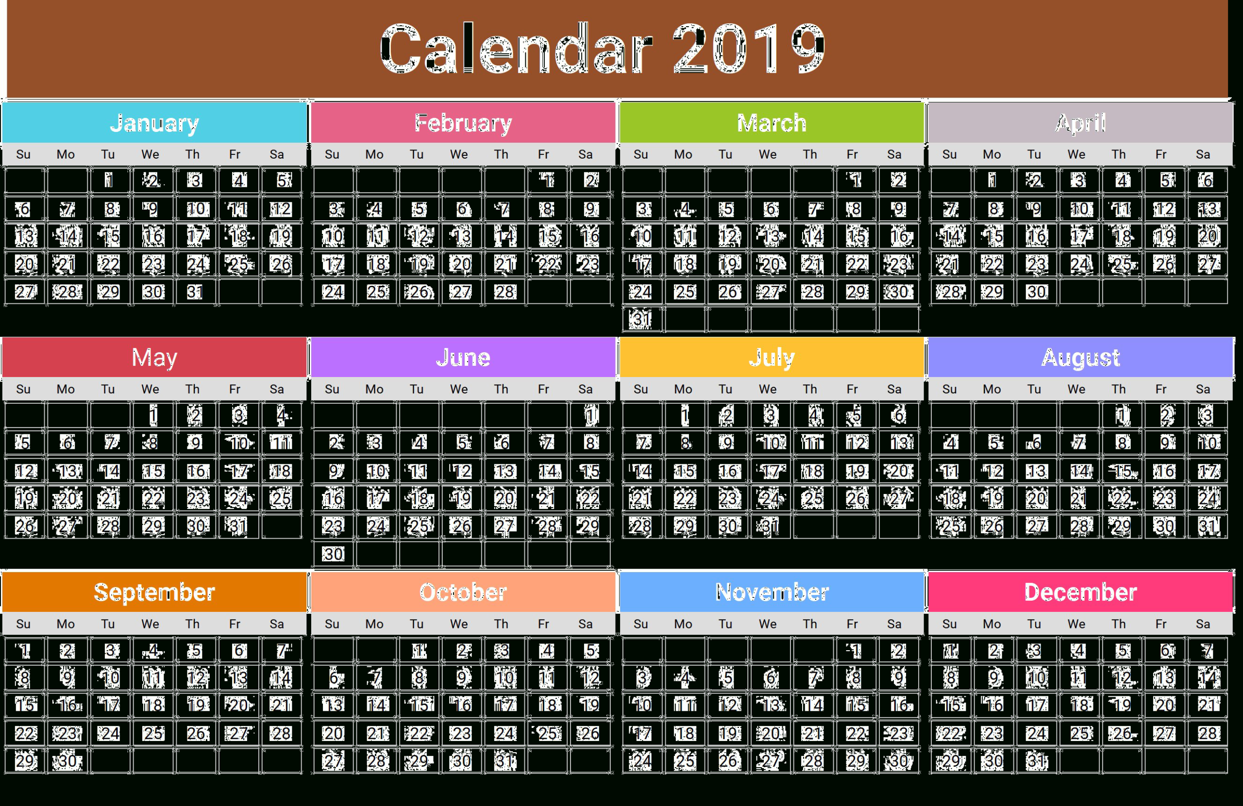 2019 Calendar Png Transparent Images | Png All in Quadax 2021 Julian Calendar