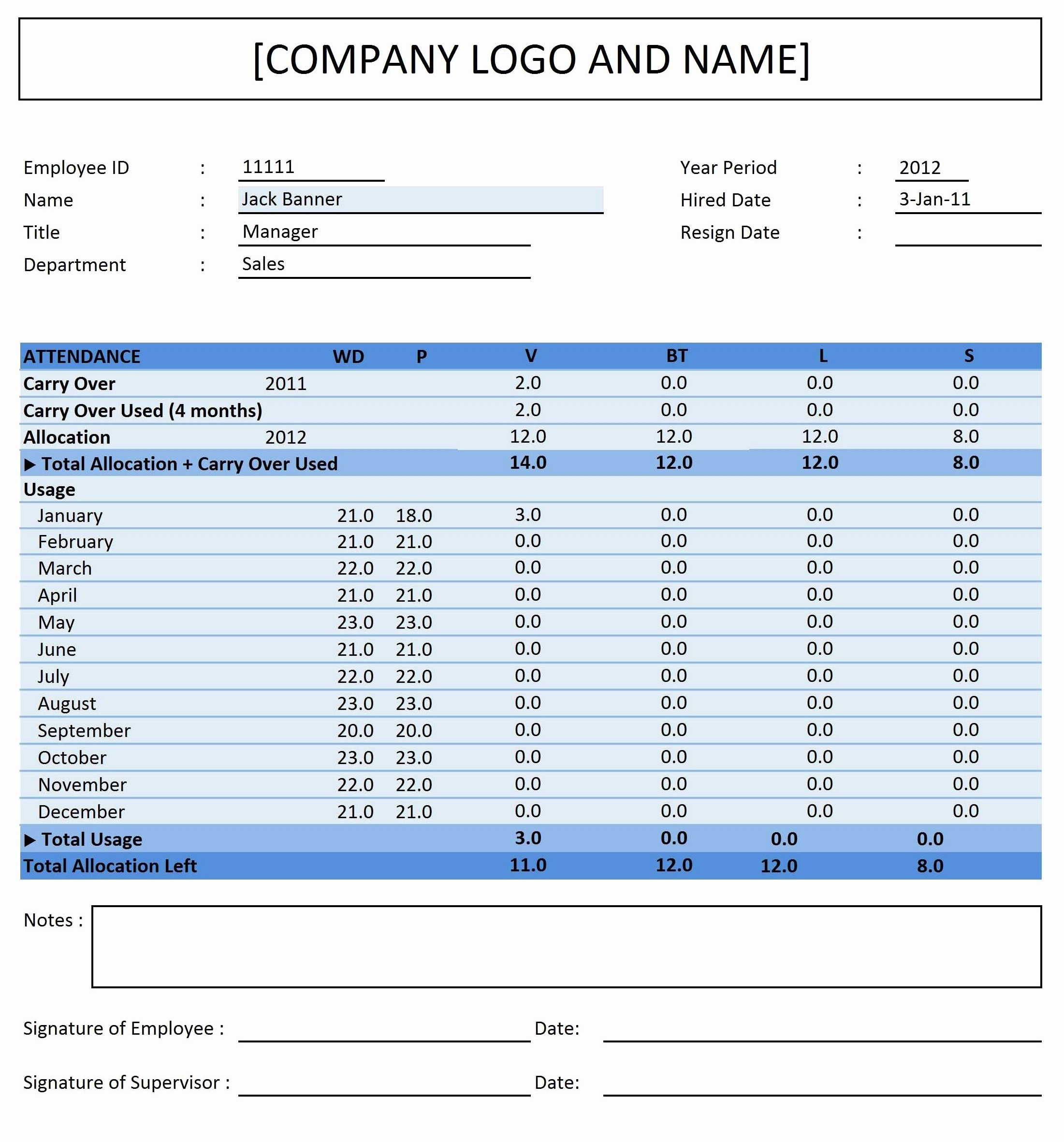 2020 Employee Vacation Planner Template | Calendar throughout Employee Vacation Calendar Excel