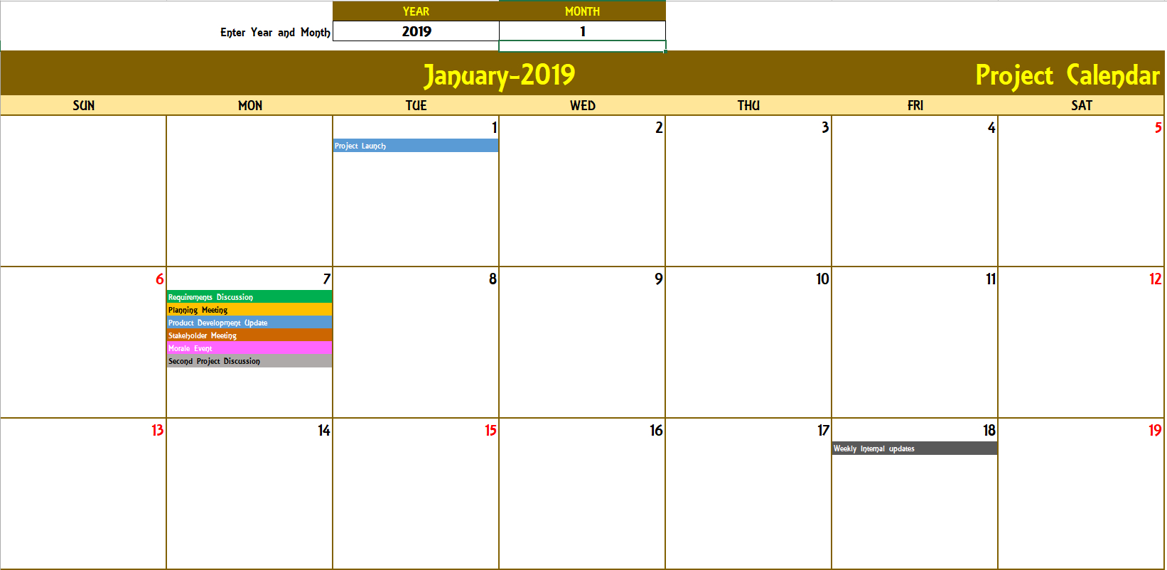 2020 Excel Calendar Template  Excel Calendar 2020 Or Any Year regarding Quarterly Calendar Excel