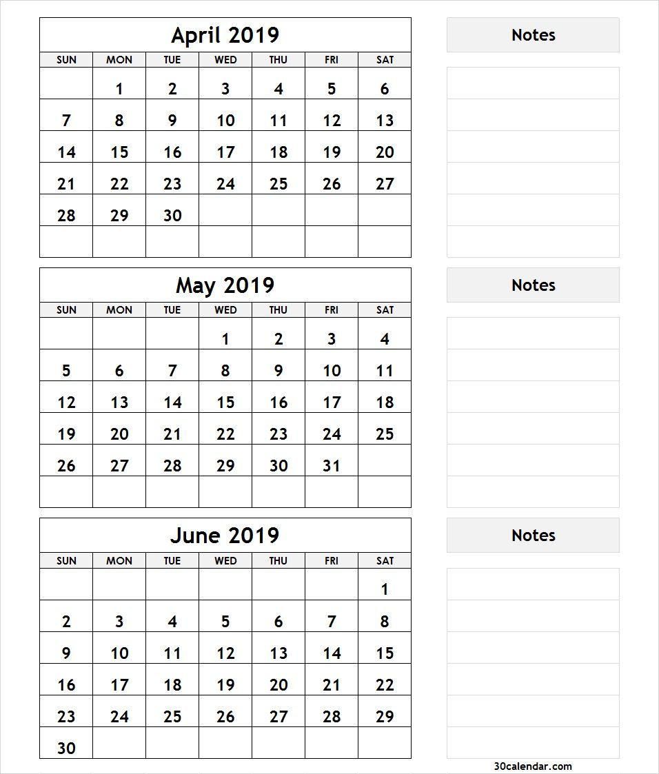 3 Month Calendar 2020  Free Download Printable Calendar with Three Month Calendar Printable